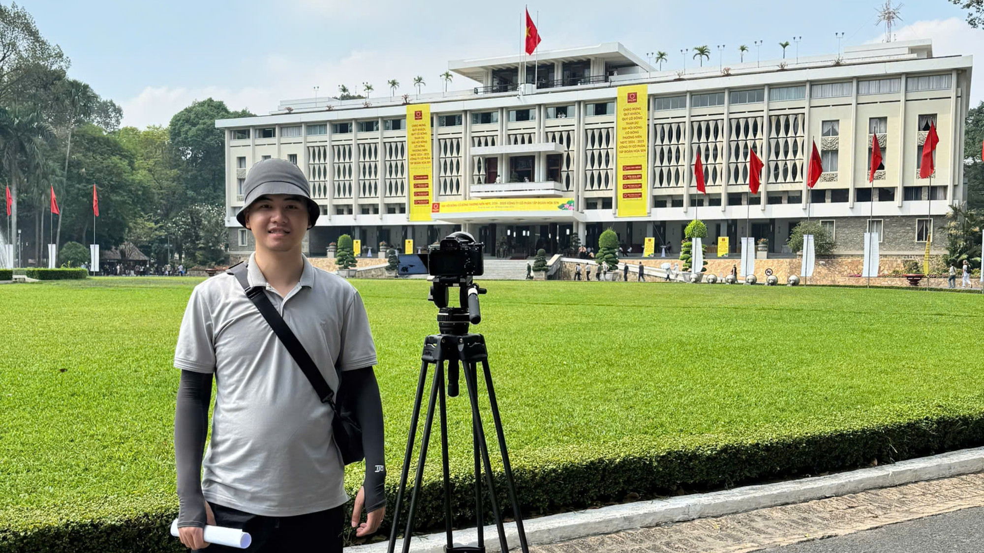 Vinh Khánh, một trong những người tham gia triển khai dự án. Vinh Khánh, một trong những người tham gia triển khai dự án.