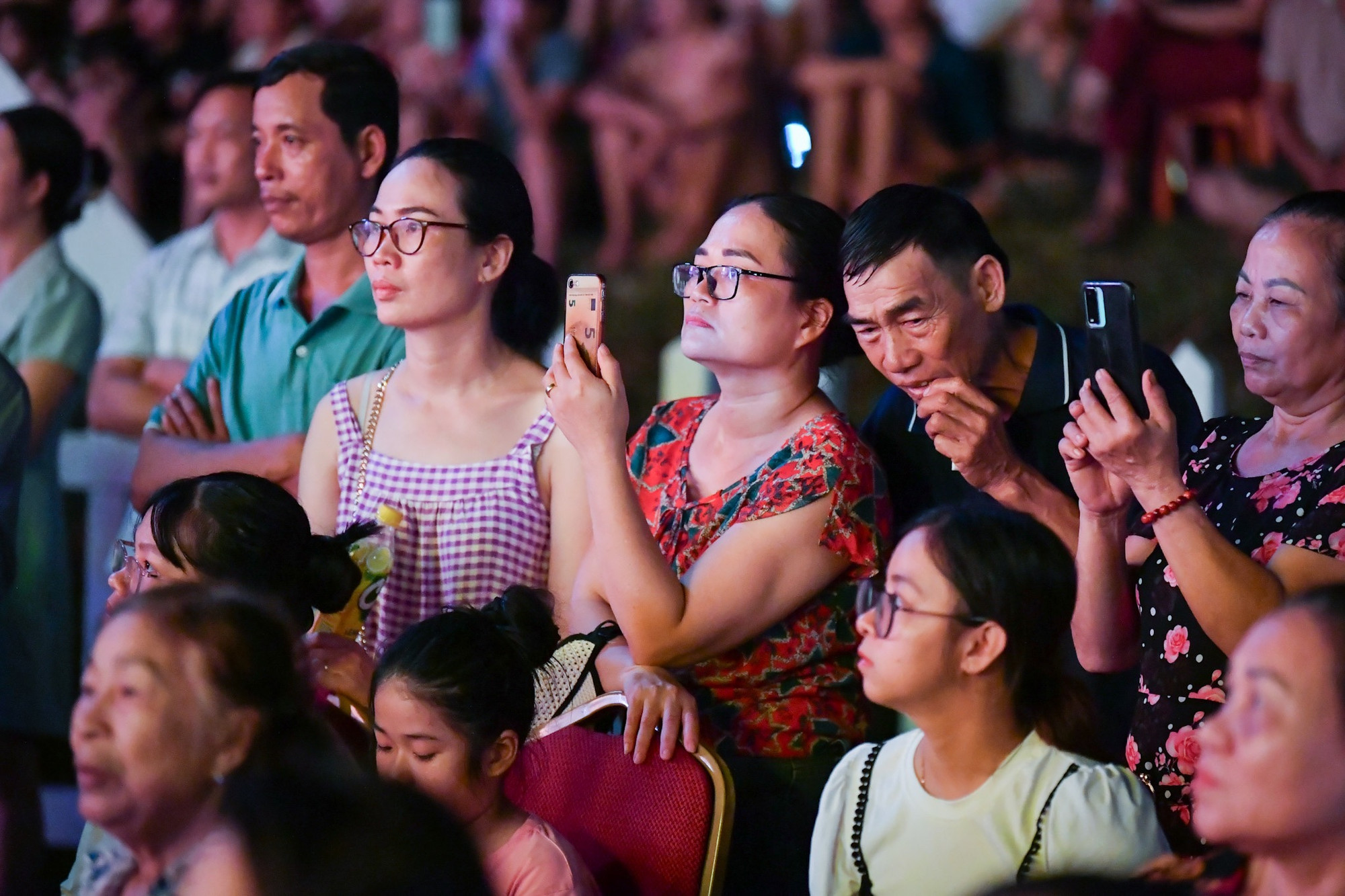 Các tiết mục biểu diễn nhận được sự quan tâm của khán giả tại Quảng Trị.