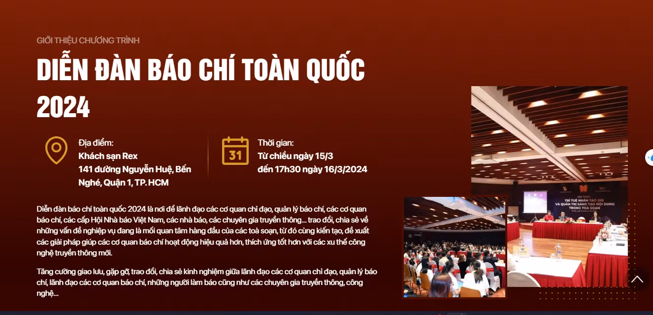 Diễn đàn báo chí toàn quốc 2024 sẽ là điểm nhấn của Hội báo năm nay.