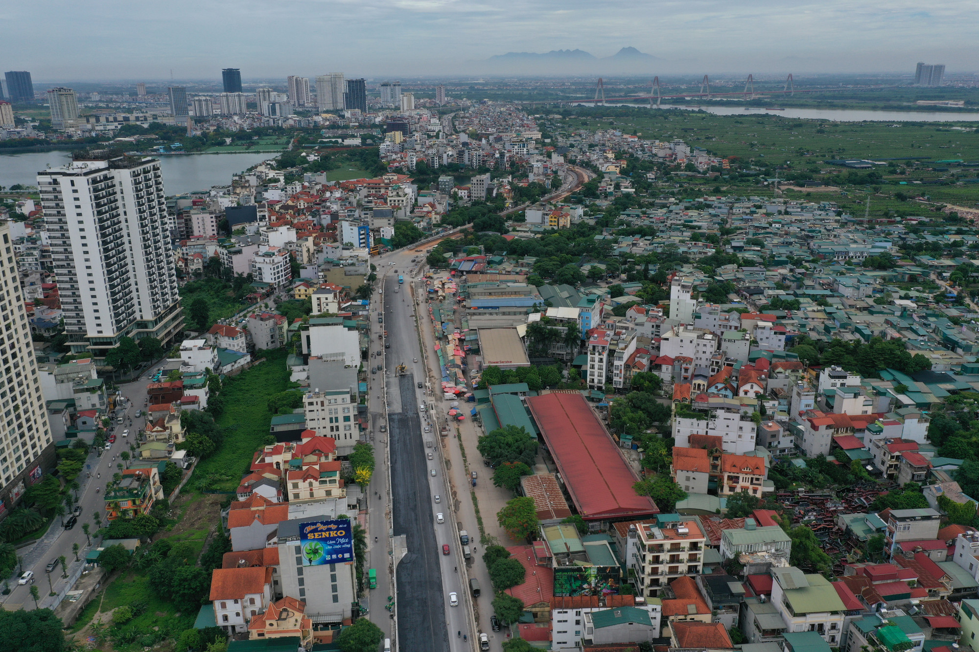 Toàn cảnh dự án nhìn từ trên cao. Toàn cảnh dự án nhìn từ trên cao.