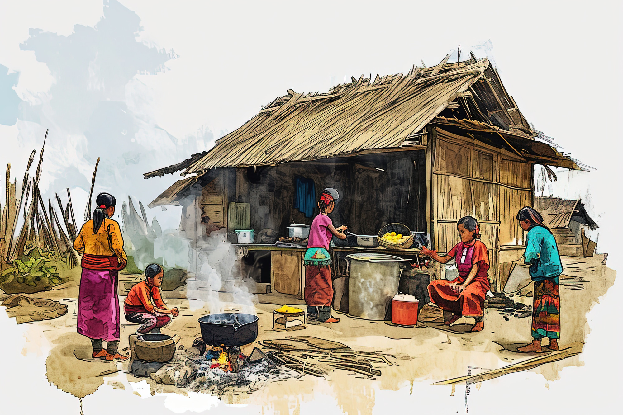 Điểm đặc biệt nhất, toàn bộ các tác phẩm trên đều được tác giả sử dụng công nghệ AI để vẽ lại.