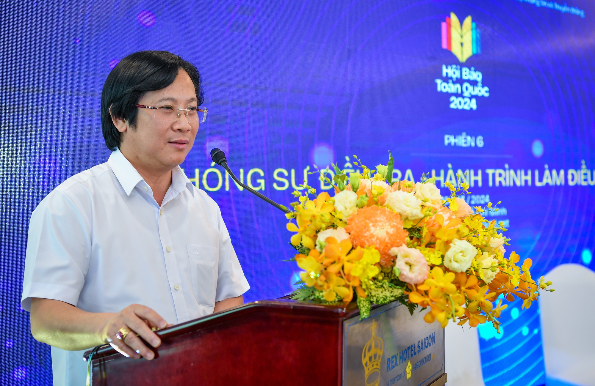 Nhà báo Lê Anh Đạt, Phó Tổng Biên tập Thường trực Báo Đại Đoàn Kết chia sẻ những kinh nghiệm "xương máu" trong quá trình thực hiện các tác phẩm điều tra.