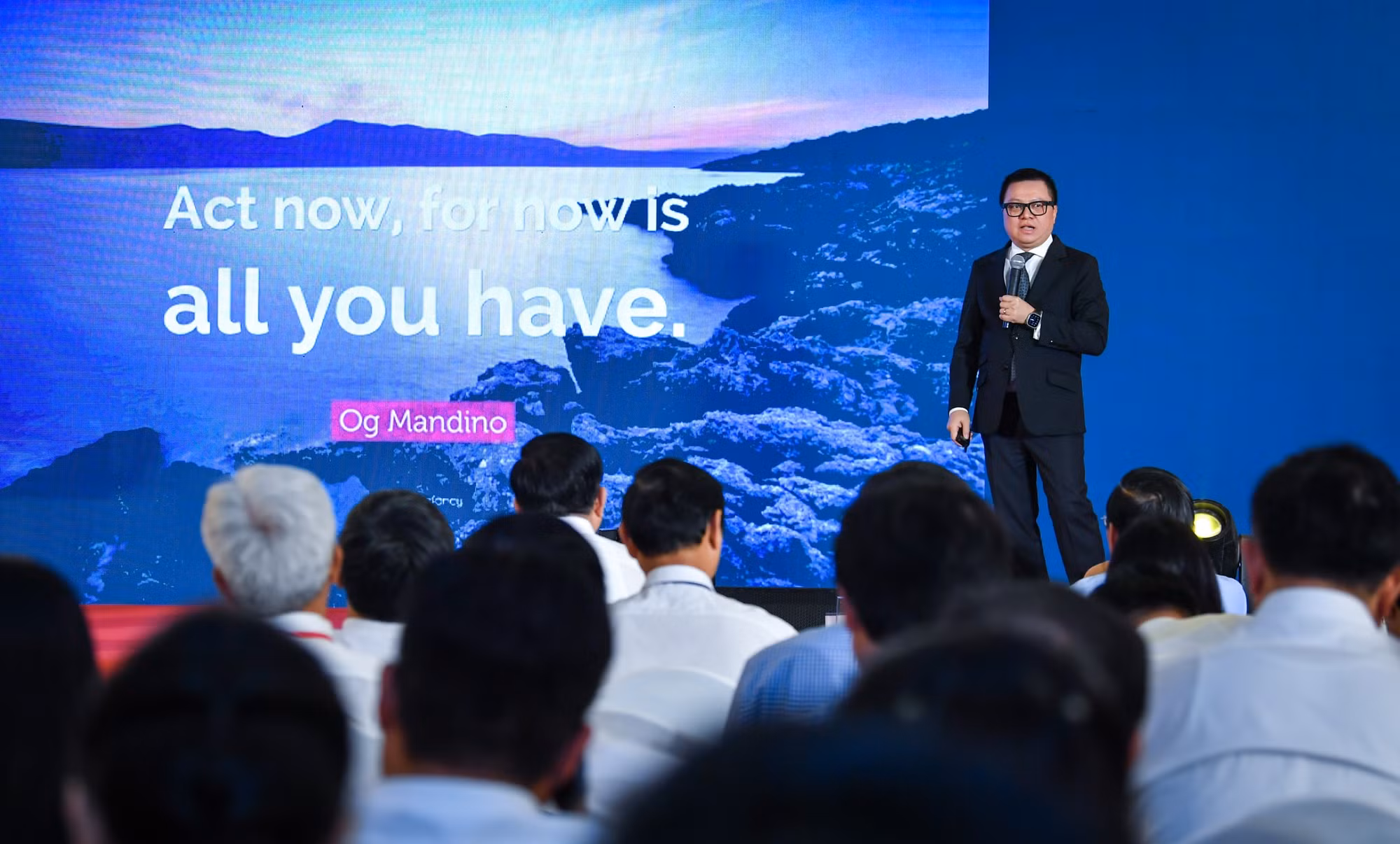 Đồng chí Lê Quốc Minh chỉ ra những thách thức cũng như cơ hội mà báo chí Việt Nam nói riêng, báo chí thế giới nói chung đang phải đối mặt.