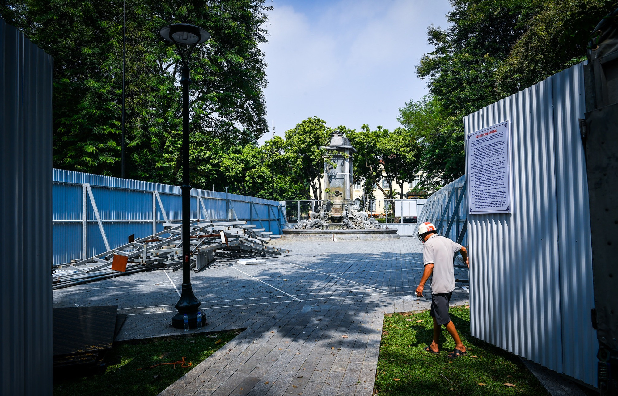 Theo lãnh đạo quận Hoàn Kiếm, việc hoàn thành tu bổ đài phun nước Con Cóc sẽ góp phần hoàn thiện mảnh ghép cuối cùng trong việc cải tạo diện mạo vườn hoa Diên Hồng và cảnh quan khu vực chung quanh.