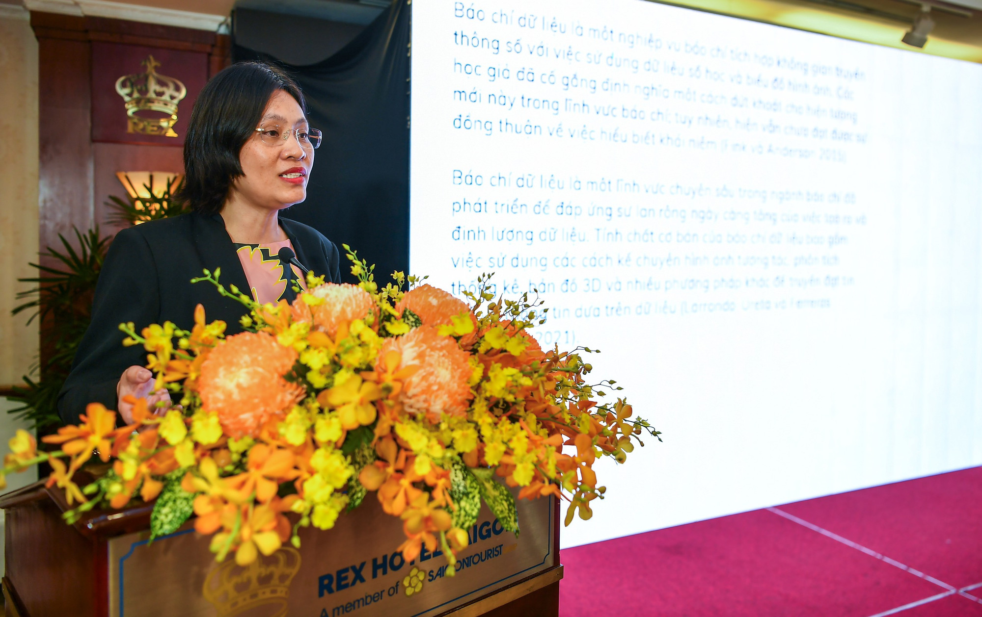 Thạc sĩ Trần Lệ Thùy cho rằng báo chí dữ liệu là một xu hướng tất yếu.