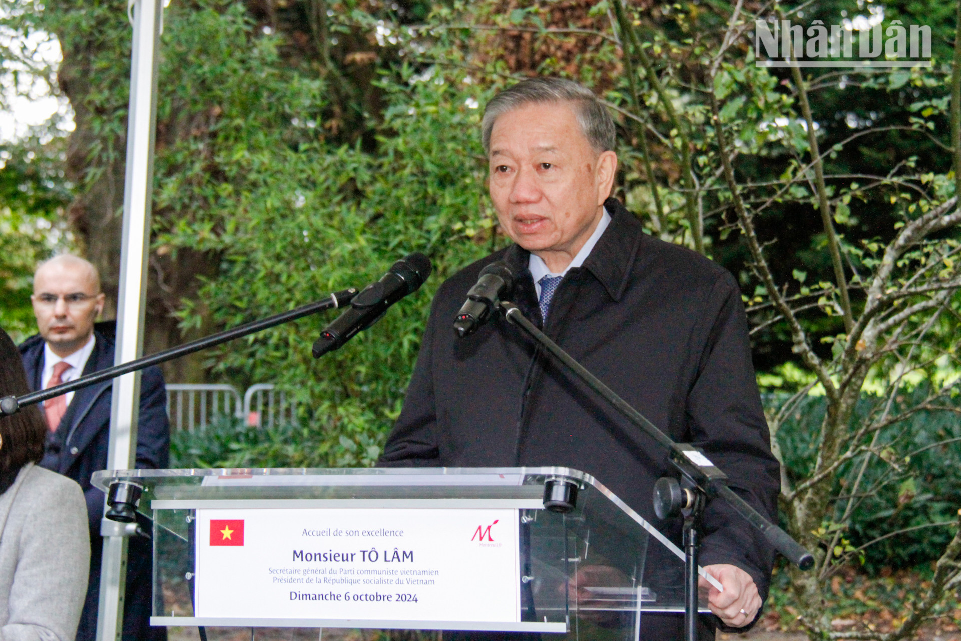 Tổng Bí thư, Chủ tịch nước Tô Lâm phát biểu tại lễ dâng hoa.