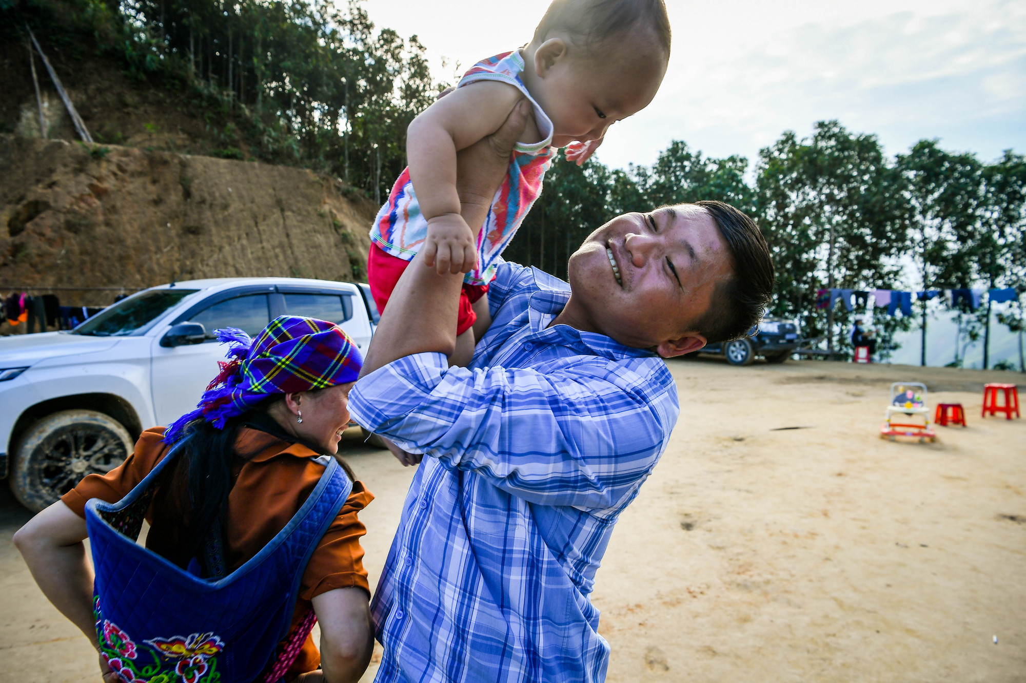 Niềm vui mới trên đỉnh đồi Nậm Tông... (Ảnh chụp đầu tháng 11/2024).