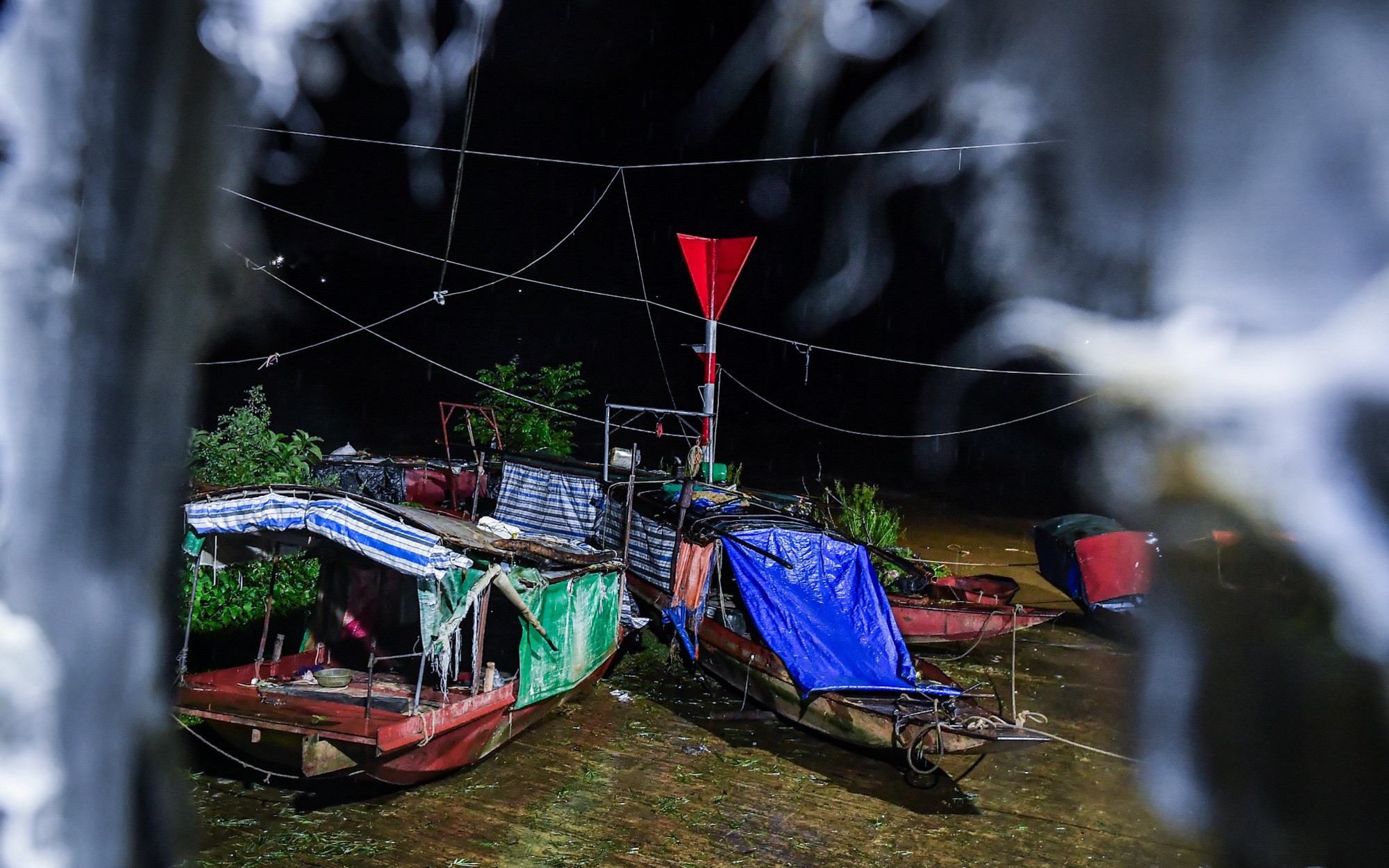 Vị trí bến đò thuộc địa phận Tam Nông, nơi dự kiến một đầu cầu phao dân sinh sẽ được lắp đặt.