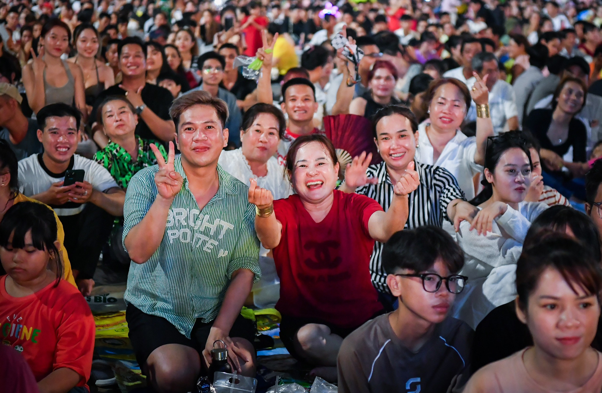 Niềm vui của người dân Tây Ninh tại chương trình.