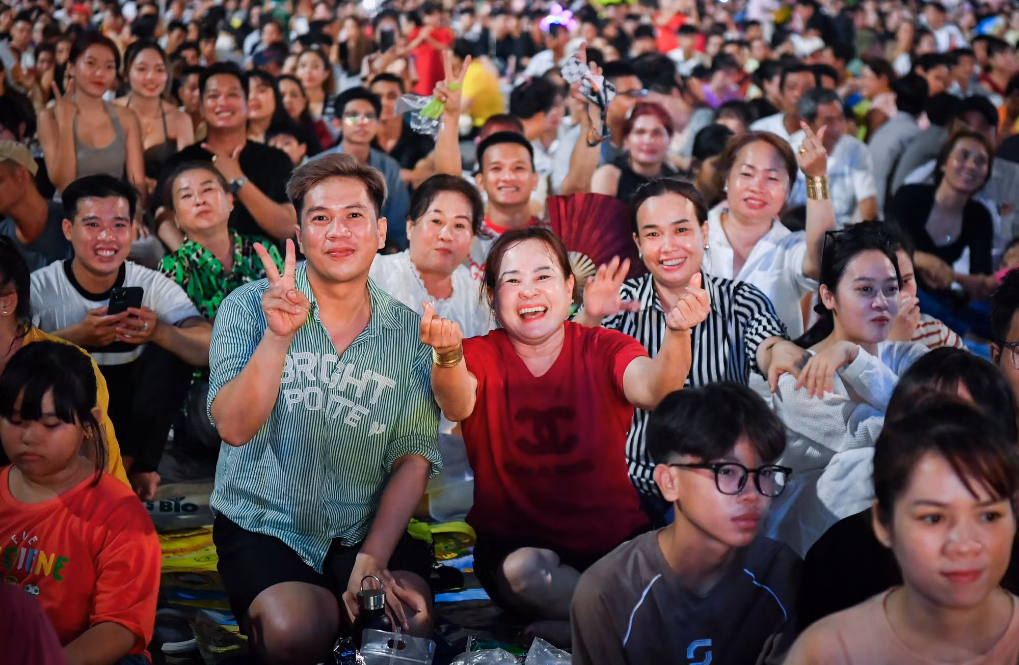 Niềm vui của người dân Tây Ninh tại chương trình.