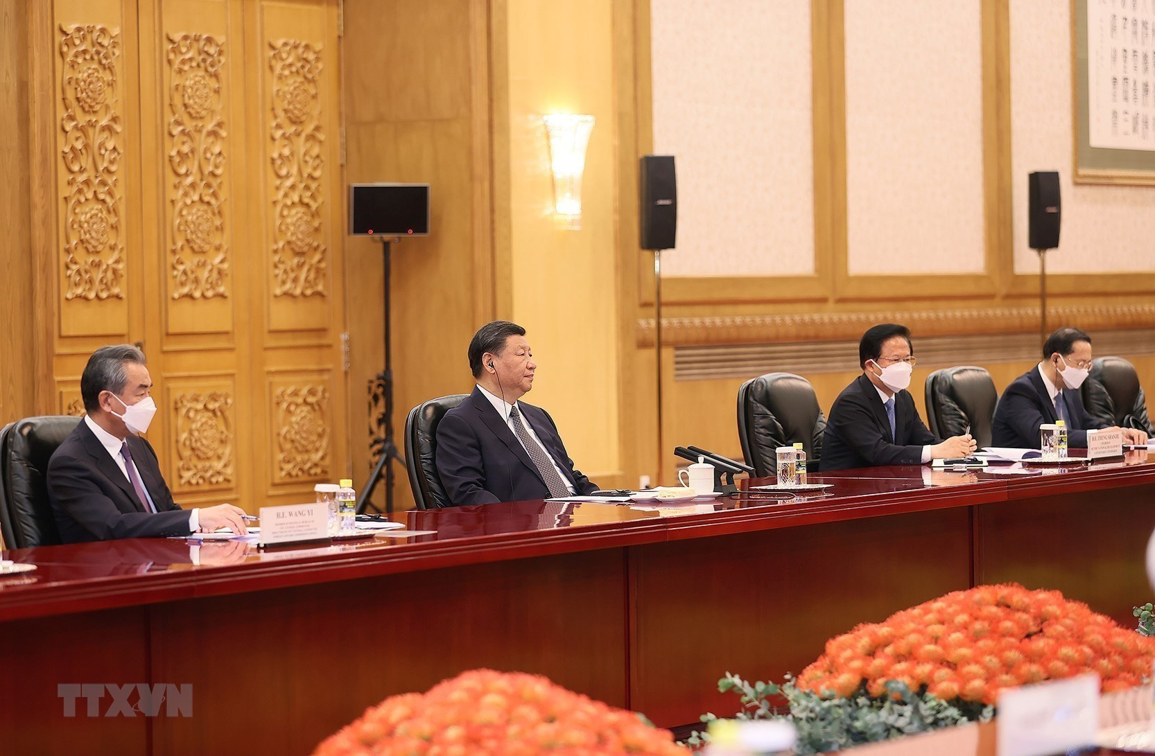 Tổng Bí thư, Chủ tịch nước Trung Quốc Tập Cận Bình phát biểu.