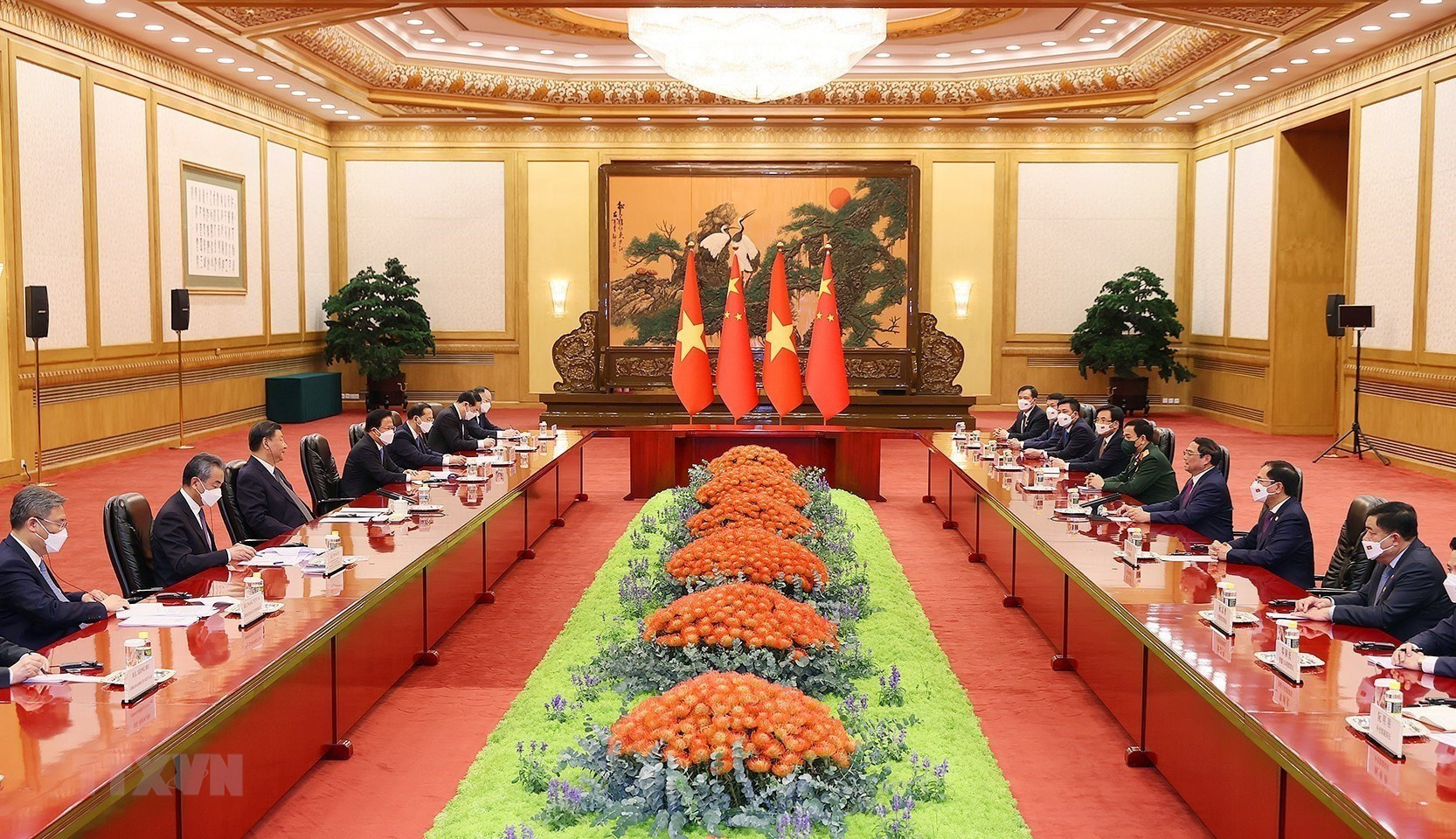 Quang cảnh buổi làm việc.