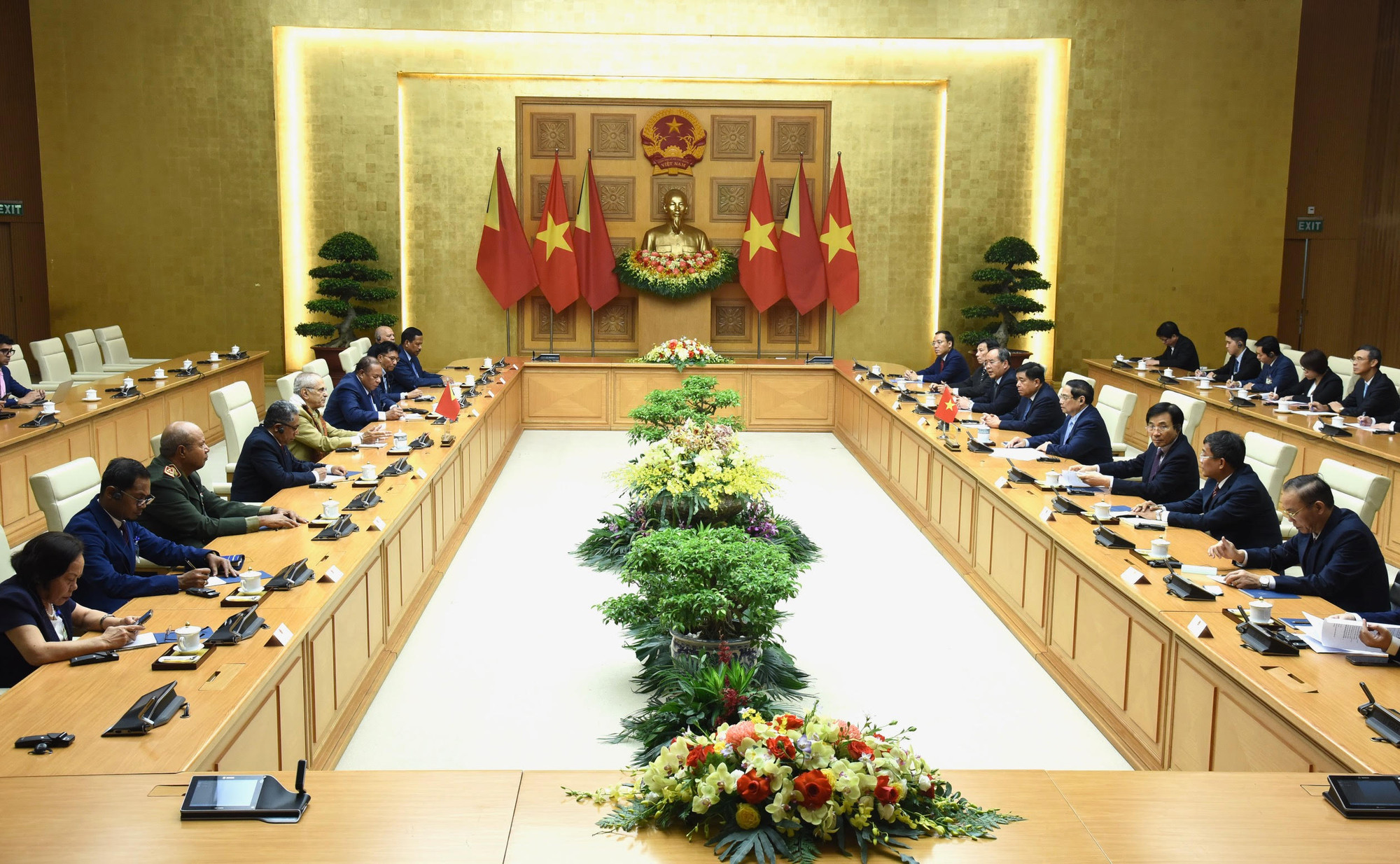 [Ảnh] Thủ tướng Phạm Minh Chính hội kiến Tổng thống Timor-Leste Jose Ramos-Horta ảnh 7