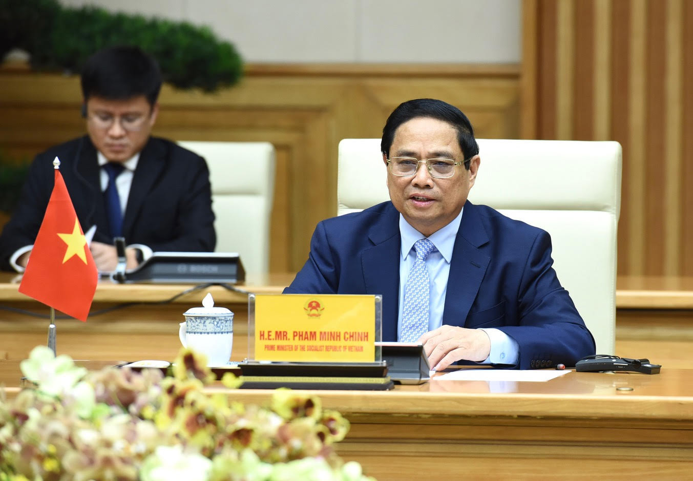 [Ảnh] Thủ tướng Phạm Minh Chính hội kiến Tổng thống Timor-Leste Jose Ramos-Horta ảnh 5