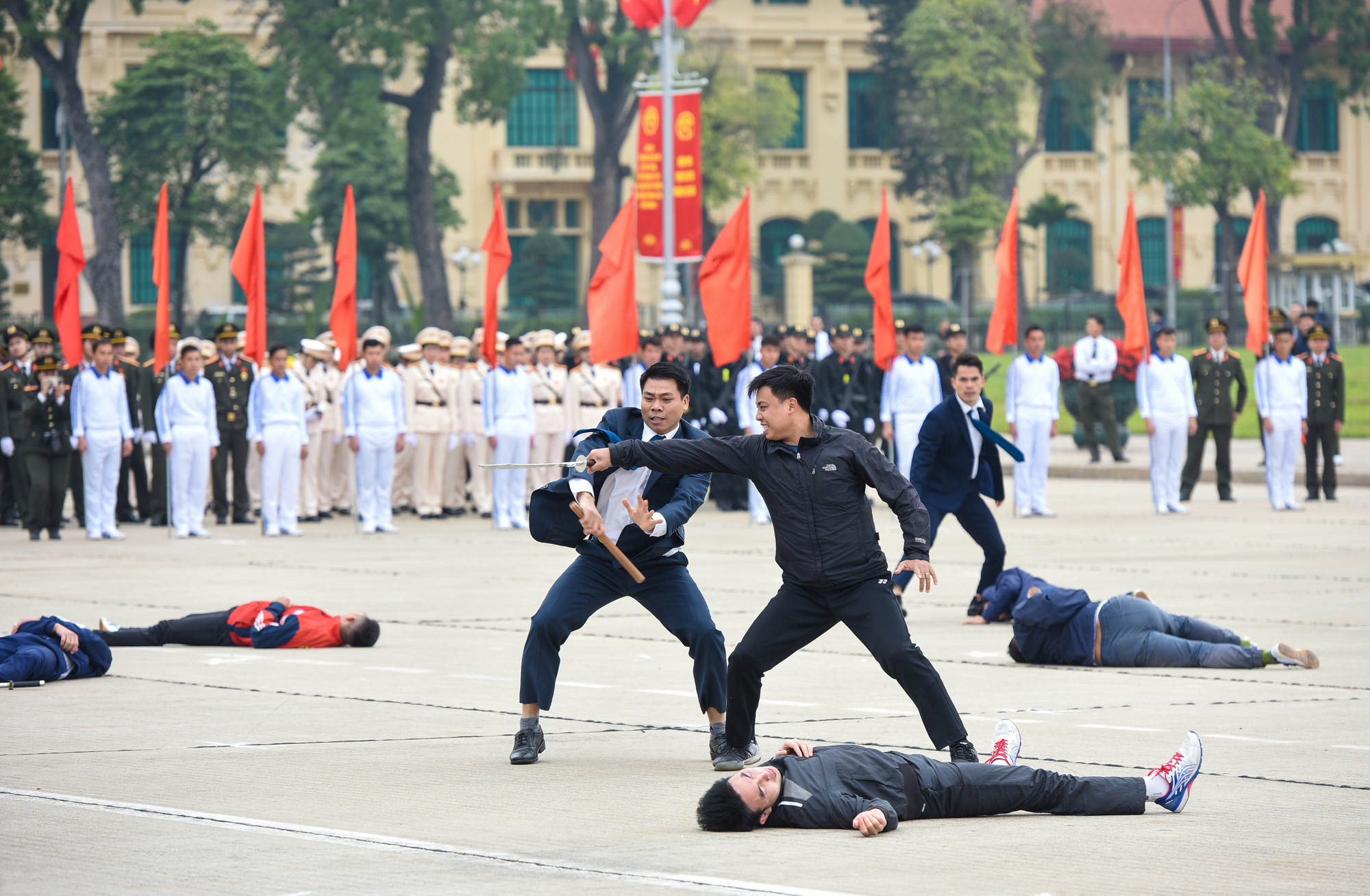 Những màn đánh võ đẹp mắt tại hội thao. Những màn đánh võ đẹp mắt tại hội thao.