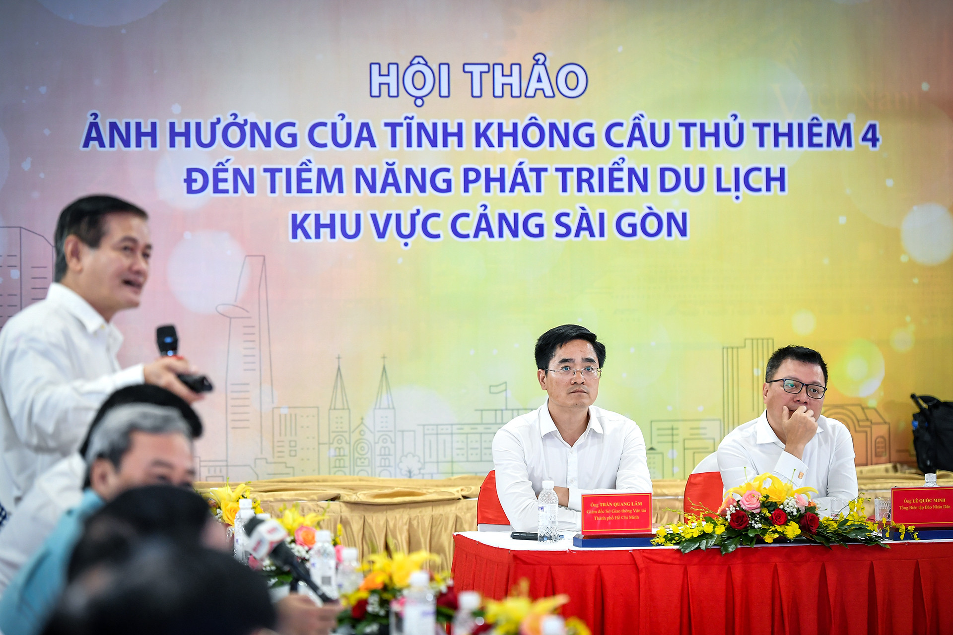 [Ảnh] Hội thảo “Ảnh hưởng của tĩnh không cầu Thủ Thiêm 4 đến tiềm năng phát triển du lịch khu vực Cảng Sài Gòn” ảnh 11