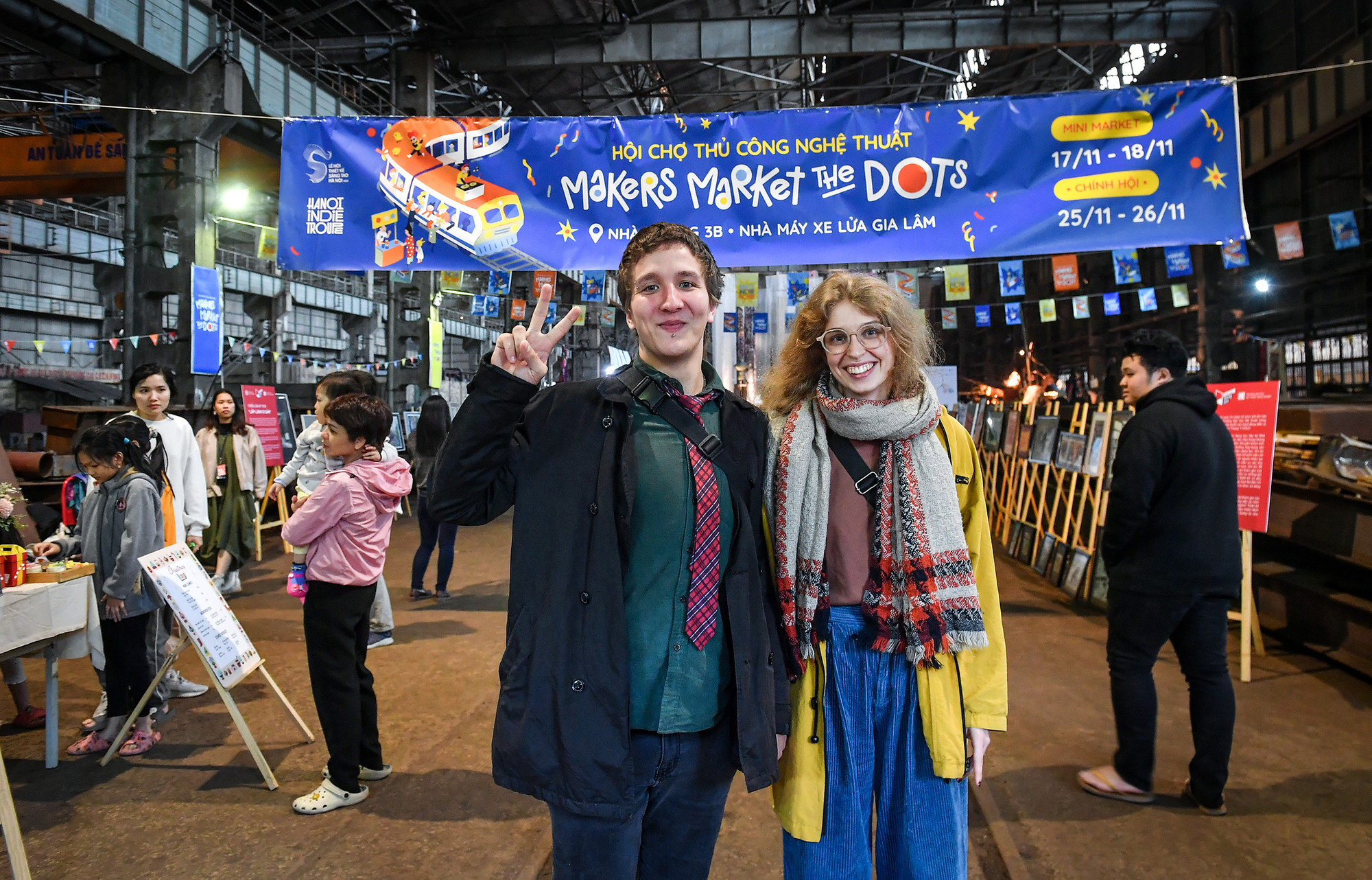 [Ảnh] Khám phá "không gian nghệ thuật" tại Nhà máy Xe lửa Gia Lâm ảnh 13