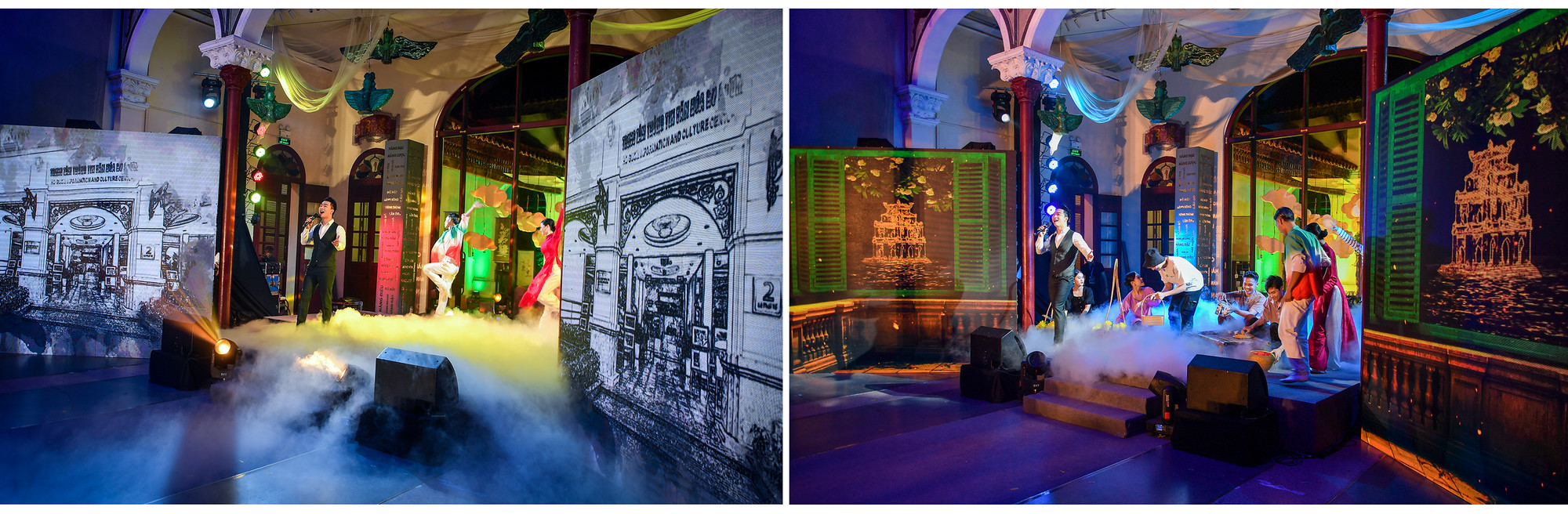 Các bài hát về phố cổ Hà Nội tại buổi lễ.