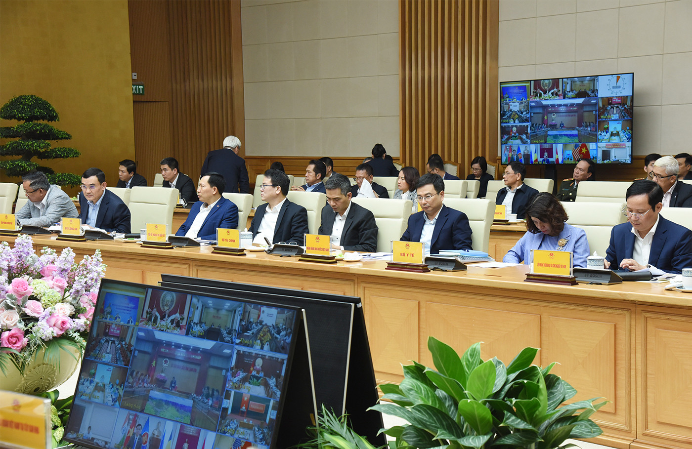 Các đại biểu tham dự tại điểm cầu Hà Nội.