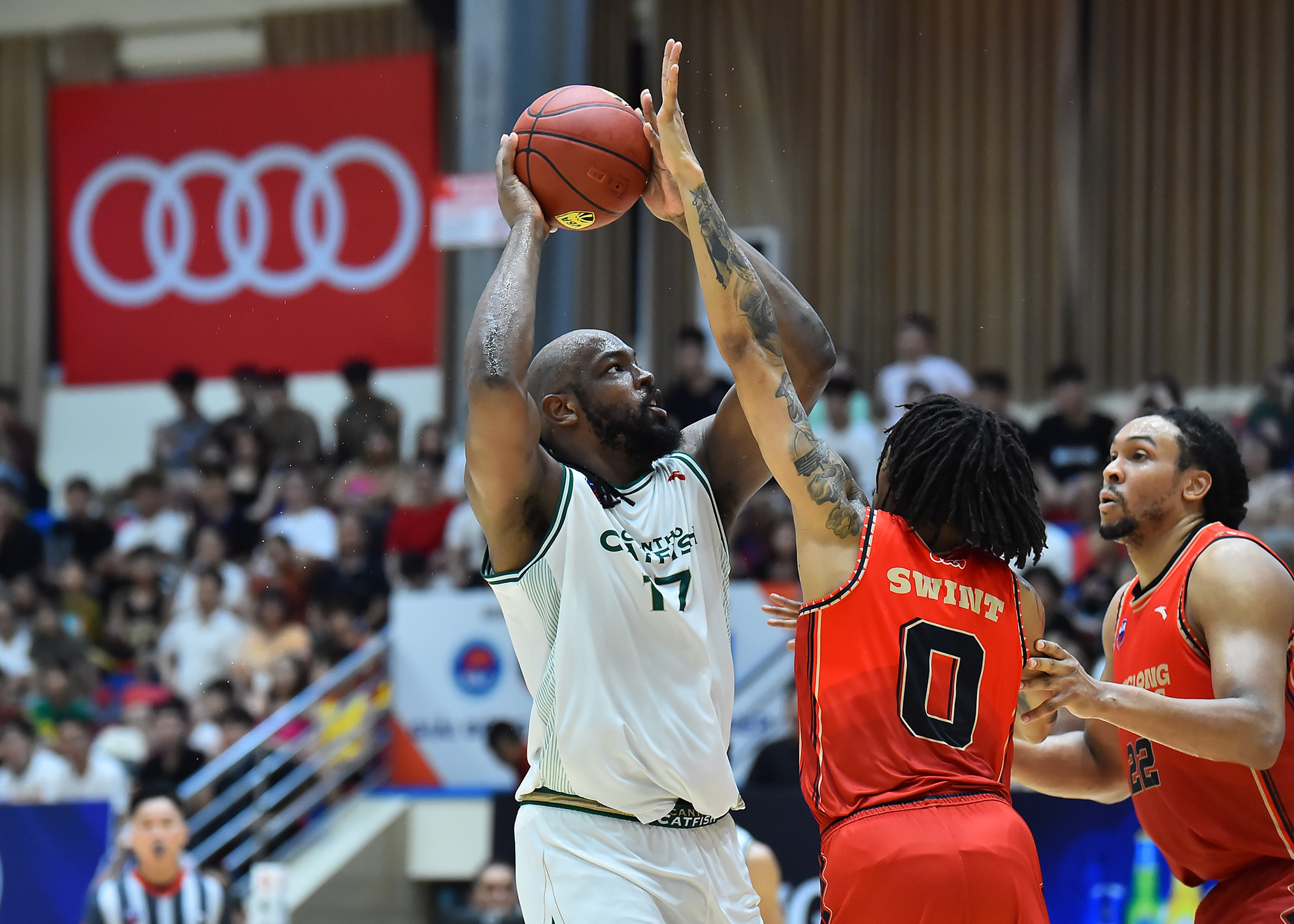 [Ảnh] VBA 2023: Thang Long Warriors thắng nhọc Cantho Catfish ảnh 8