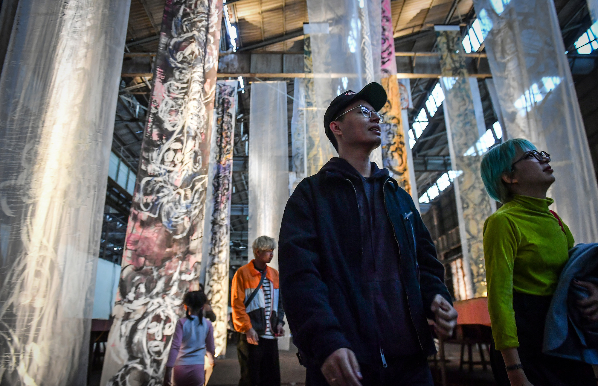 [Ảnh] Khám phá "không gian nghệ thuật" tại Nhà máy Xe lửa Gia Lâm ảnh 2