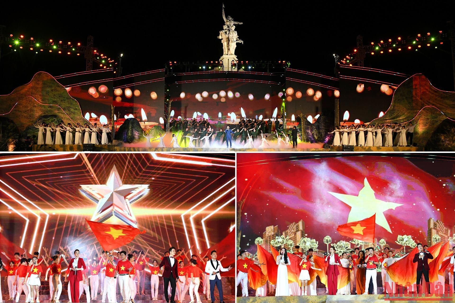 Tất cả tạo nên một bản tráng ca sâu lắng, khơi gợi cảm xúc của người xem về tình yêu, niềm tự hào luôn cháy bỏng trong tim hai chữ "quê hương".