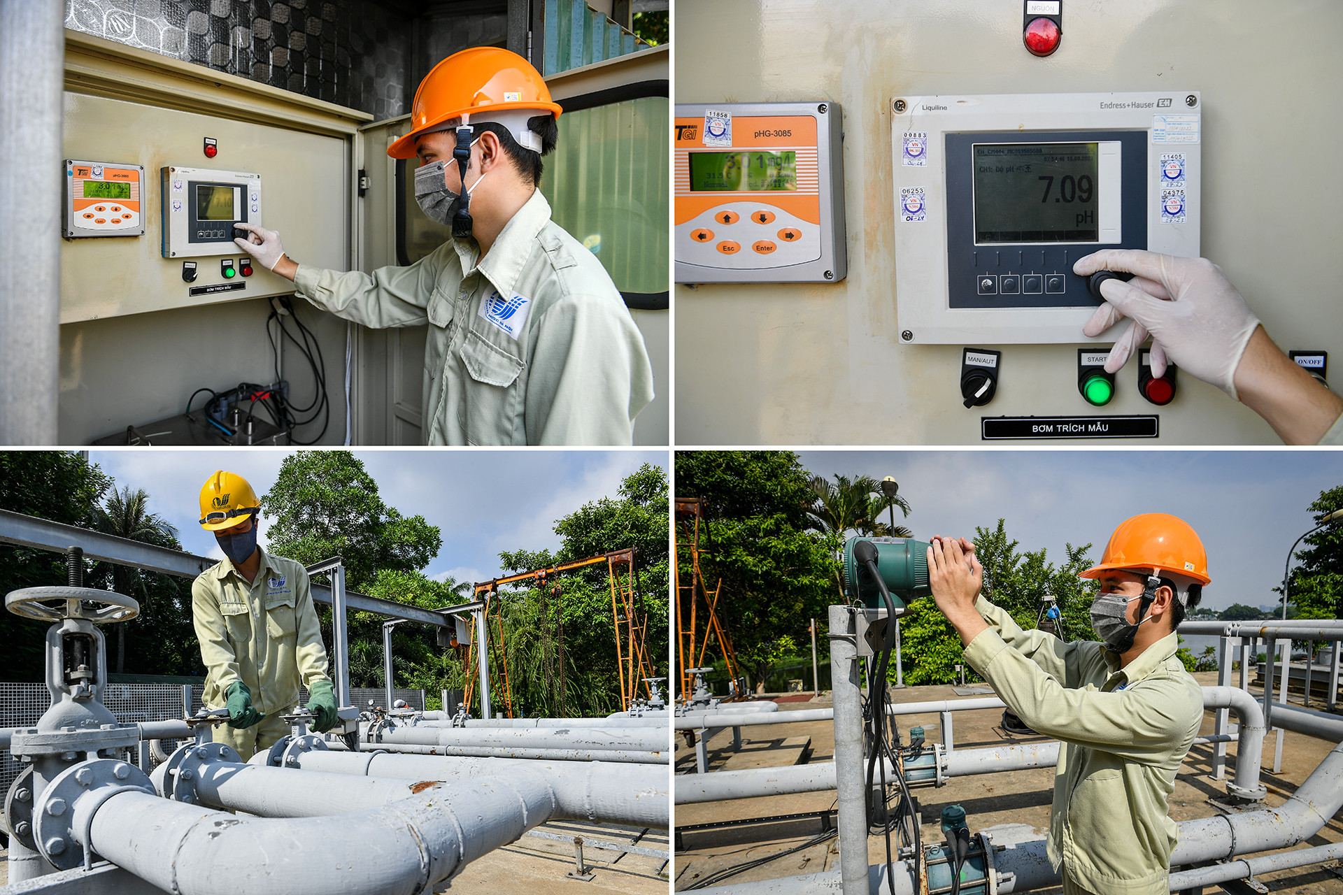 [Ảnh] Nước thải sinh hoạt được xử lý thế nào trước khi "đổ vào" hồ Trúc Bạch? ảnh 12