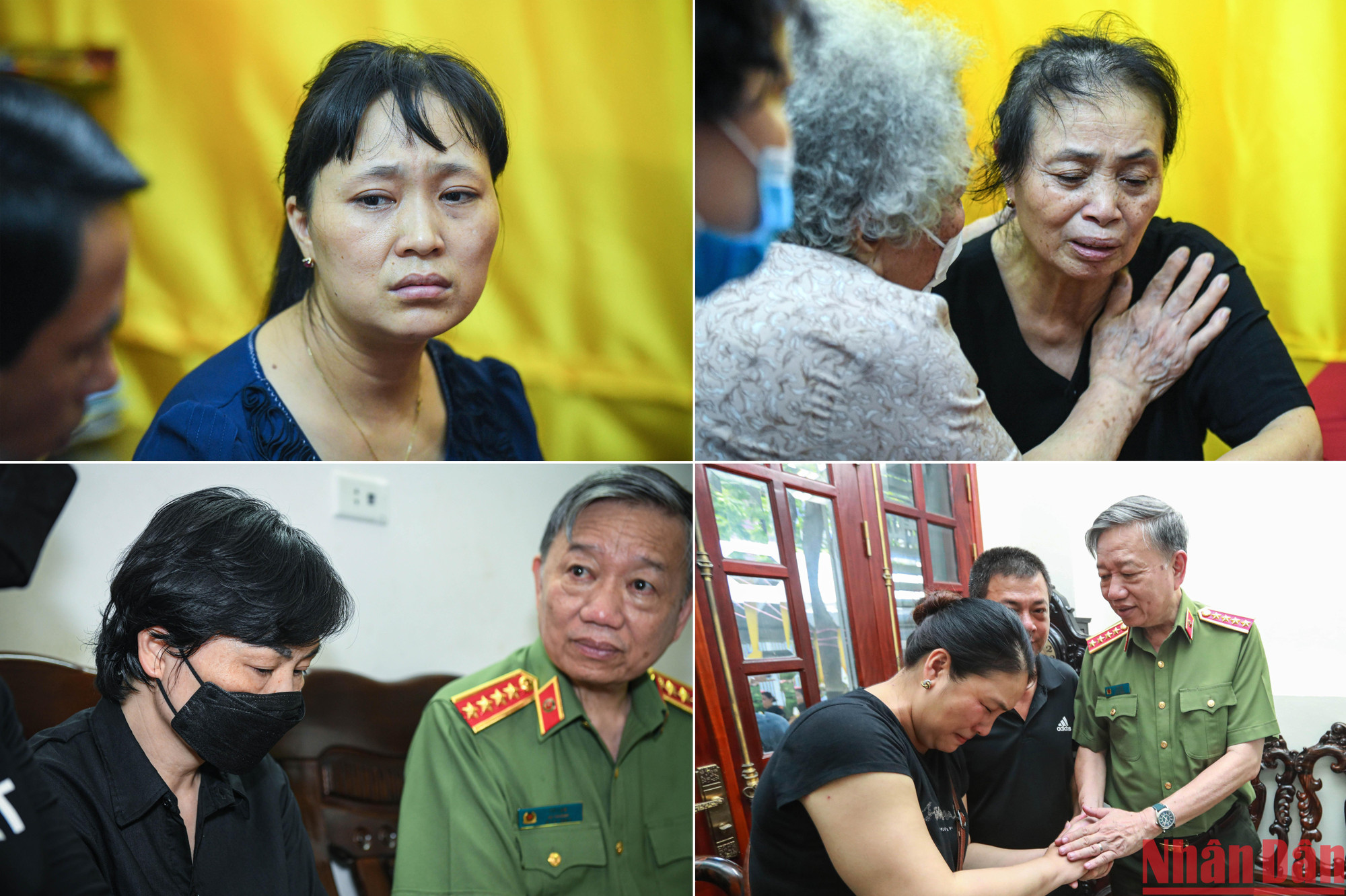 Những giọt nước mắt nghẹn ngào của người thân 3 cán bộ, chiến sĩ Đội Cảnh sát phòng cháy, chữa cháy và cứu nạn, cứu hộ đã hy sinh