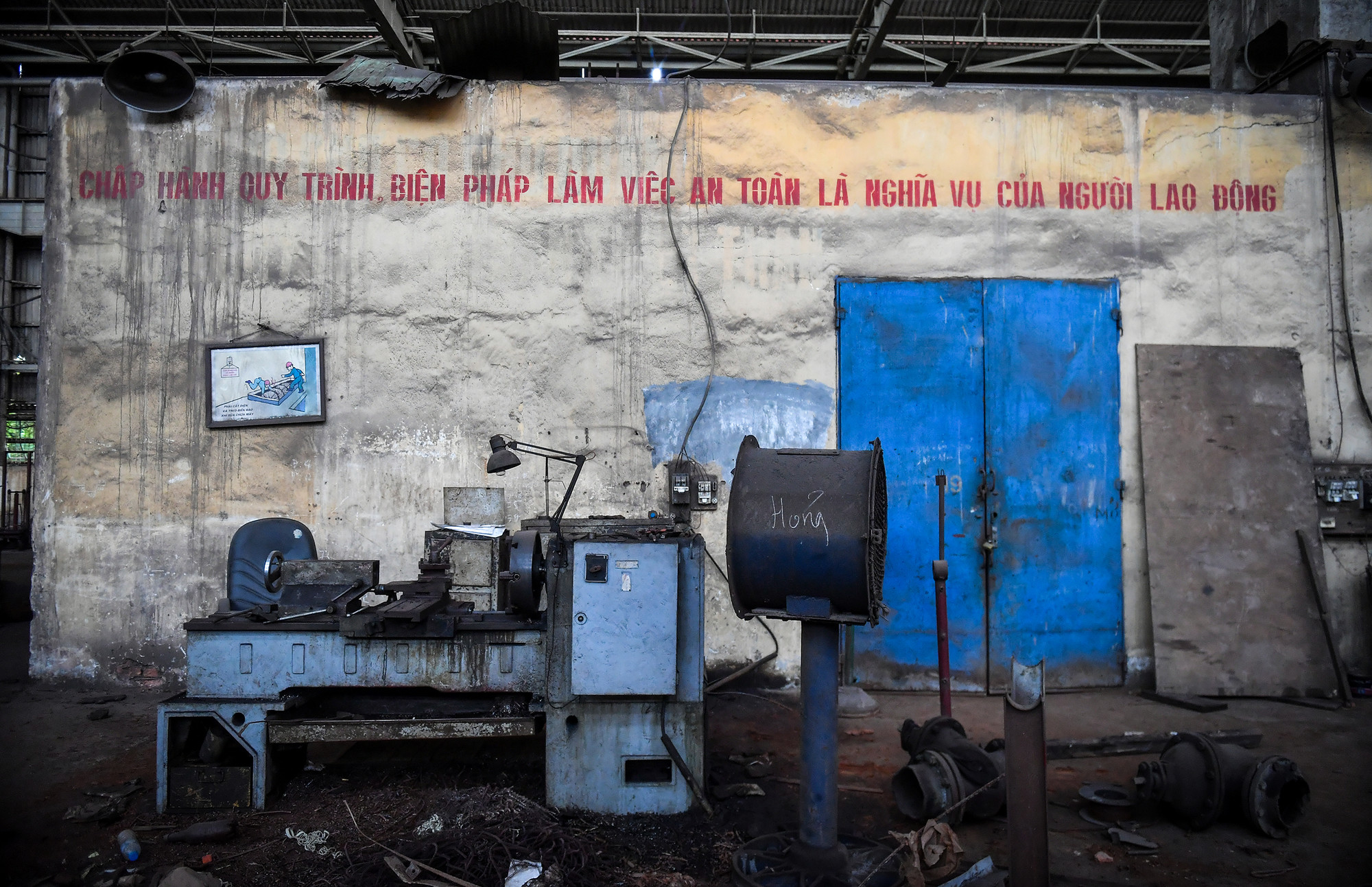 [Ảnh] Khám phá "không gian nghệ thuật" tại Nhà máy Xe lửa Gia Lâm ảnh 8