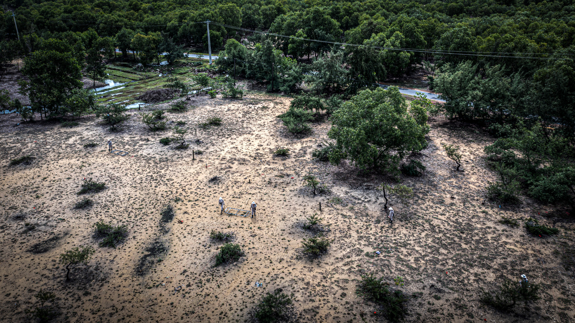 Sau chiến tranh, Quảng Trị là tỉnh có tỷ lệ ô nhiễm bom mìn cao nhất nước. Theo khảo sát, tổng diện tích đất bị ảnh hưởng tại địa phương này lên tới 3.861km2, chiếm 81,36% tổng diện tích toàn tỉnh. Trong đó, riêng giai đoạn 2015-2023, NPA đã phát hiện dấu vết bom đạn chùm trên tổng diện tích hơn 600km2.