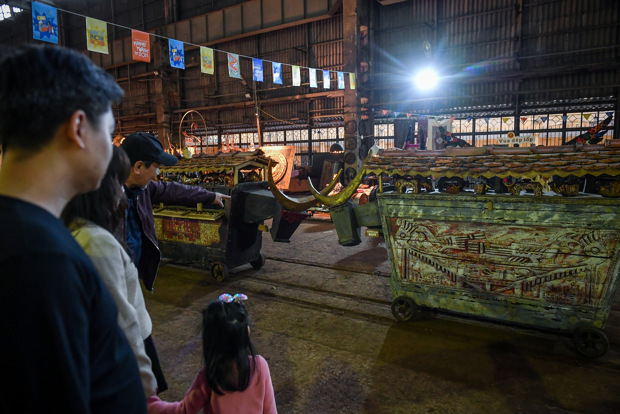 [Ảnh] Khám phá "không gian nghệ thuật" tại Nhà máy Xe lửa Gia Lâm ảnh 5