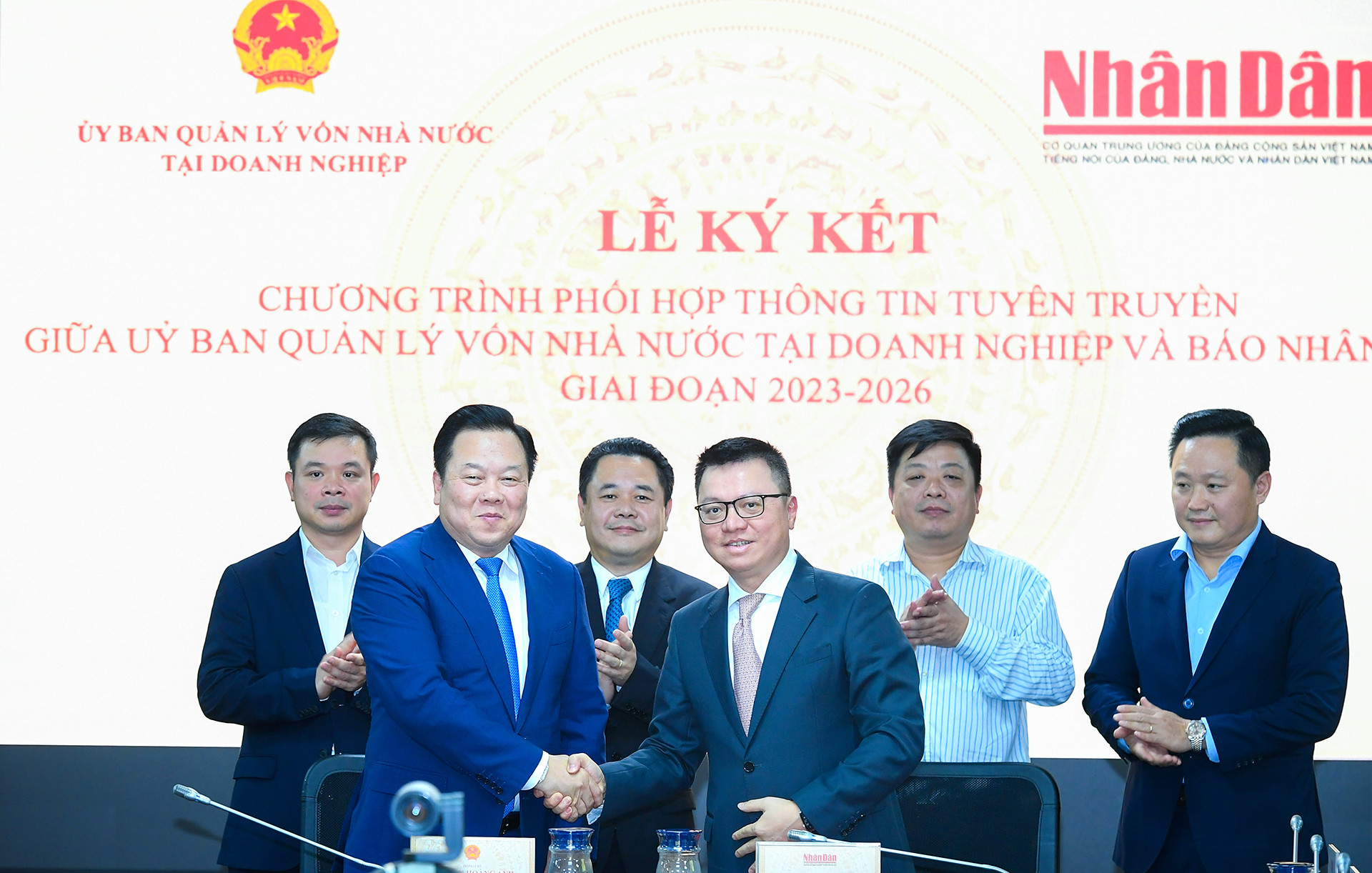 Lễ ký kết chương trình phối hợp thông tin, tuyên truyền giữa hai cơ quan đã thành công tốt đẹp.