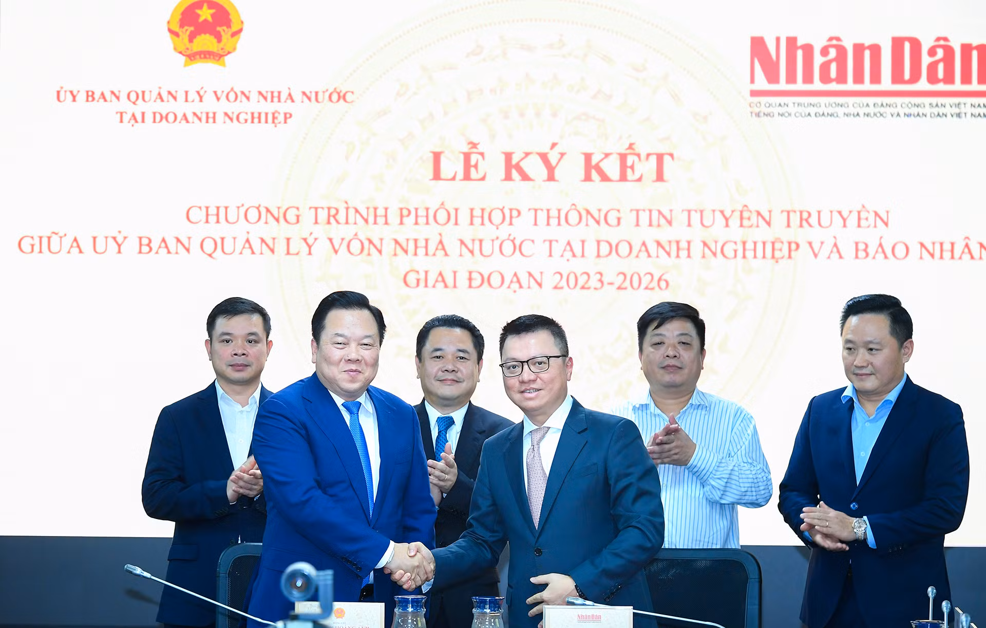 Lễ ký kết chương trình phối hợp thông tin, tuyên truyền giữa hai cơ quan đã thành công tốt đẹp.