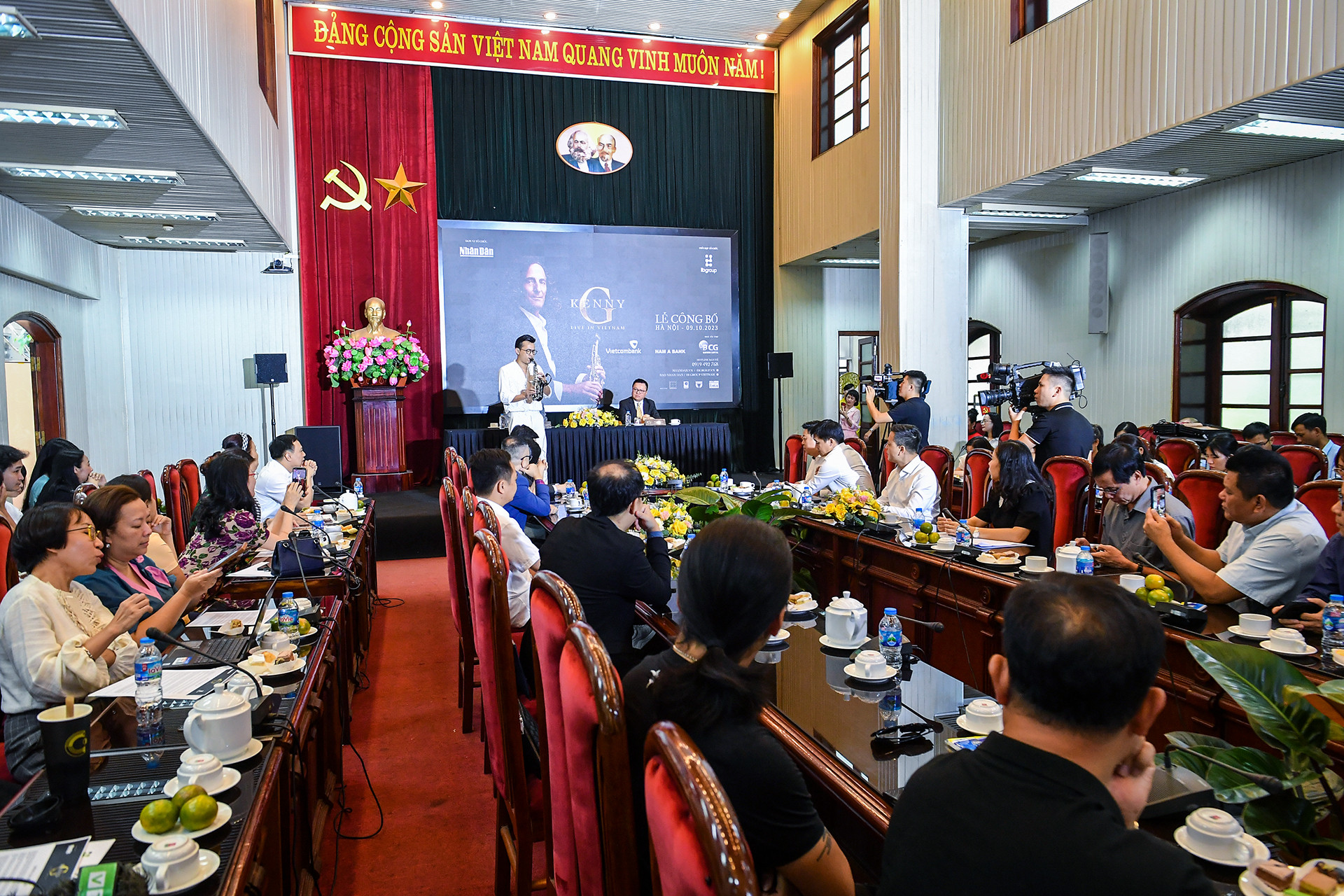 [Ảnh] Họp báo Lễ công bố chính thức sự kiện "Kenny G Live In Vietnam” ảnh 4