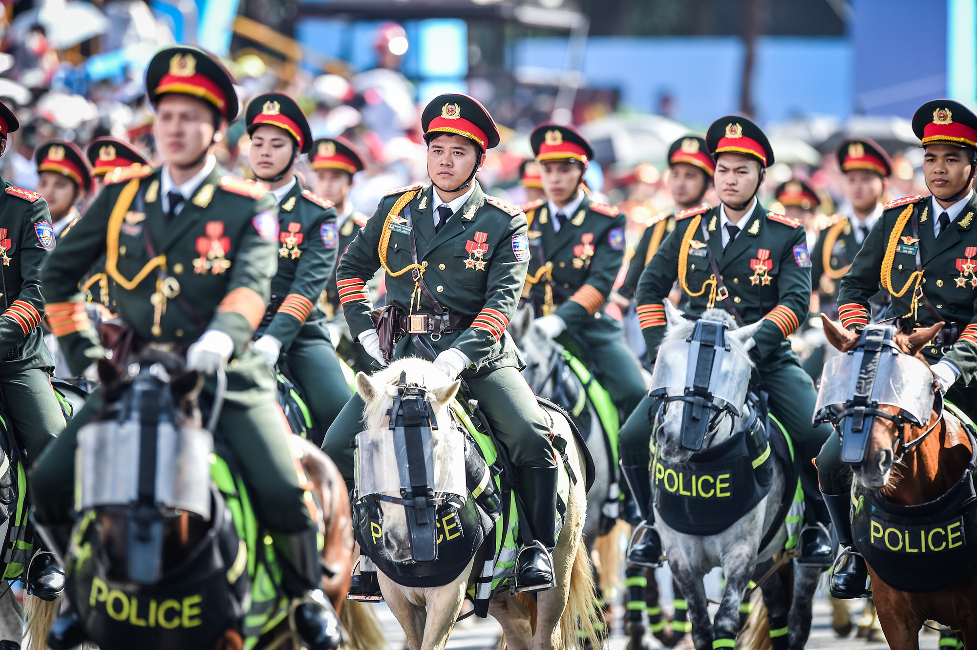 Khối Cảnh sát cơ động Kỵ binh.