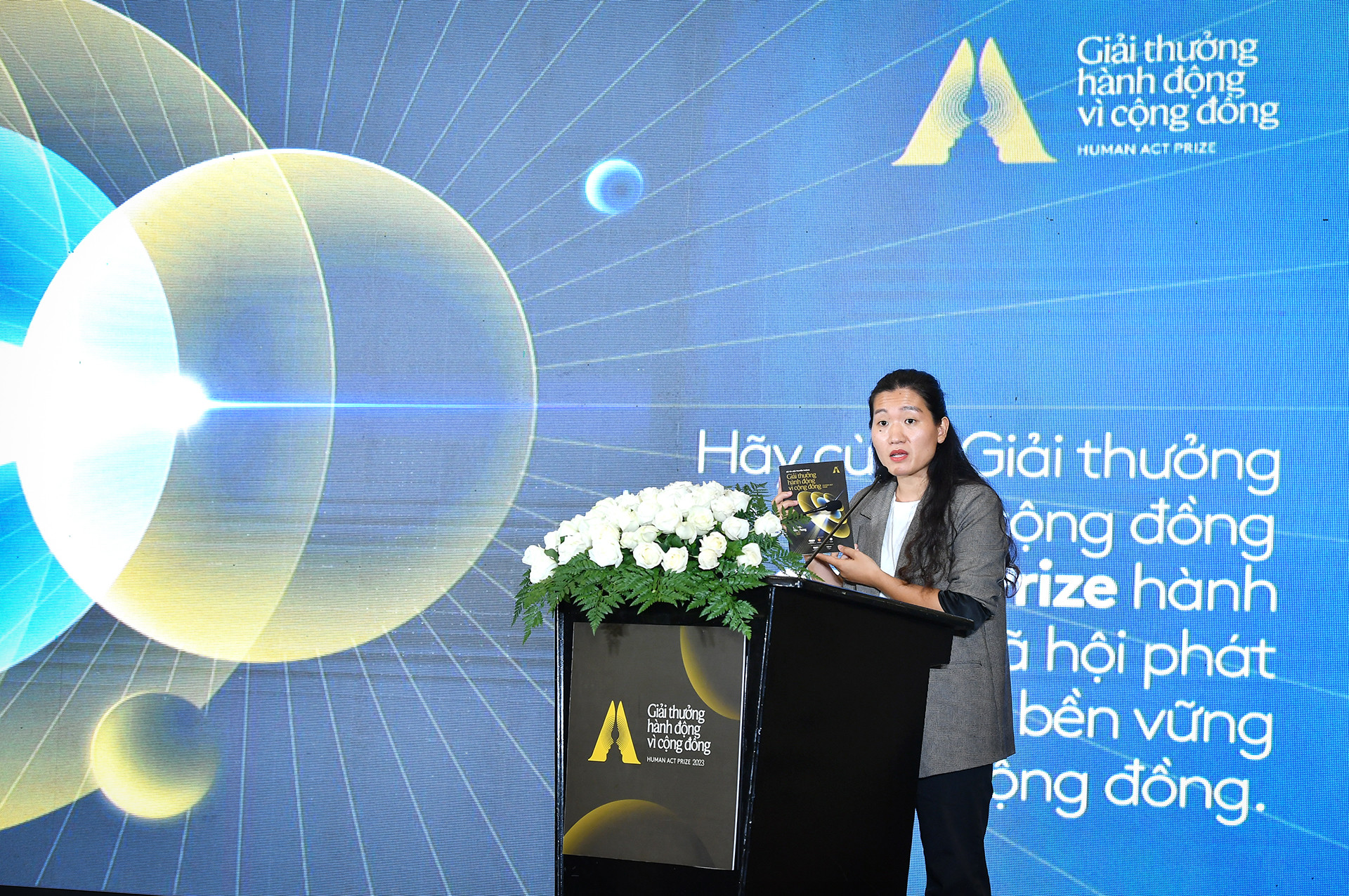 [Ảnh] Họp báo công bố Giải thưởng Hành động vì cộng đồng 2023 với chủ đề “Dấu ấn tiên phong” ảnh 5