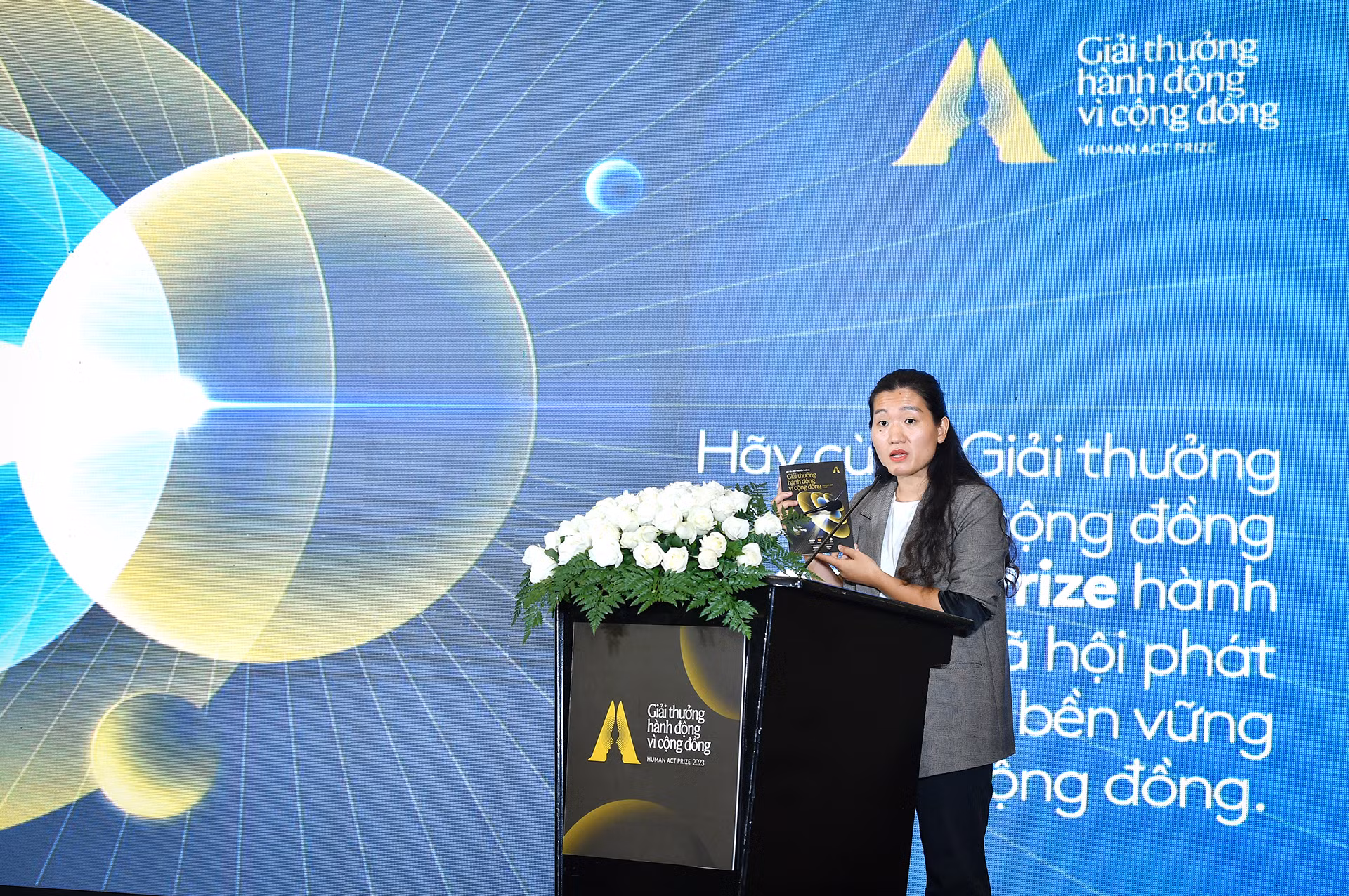 [Ảnh] Họp báo công bố Giải thưởng Hành động vì cộng đồng 2023 với chủ đề “Dấu ấn tiên phong” ảnh 5