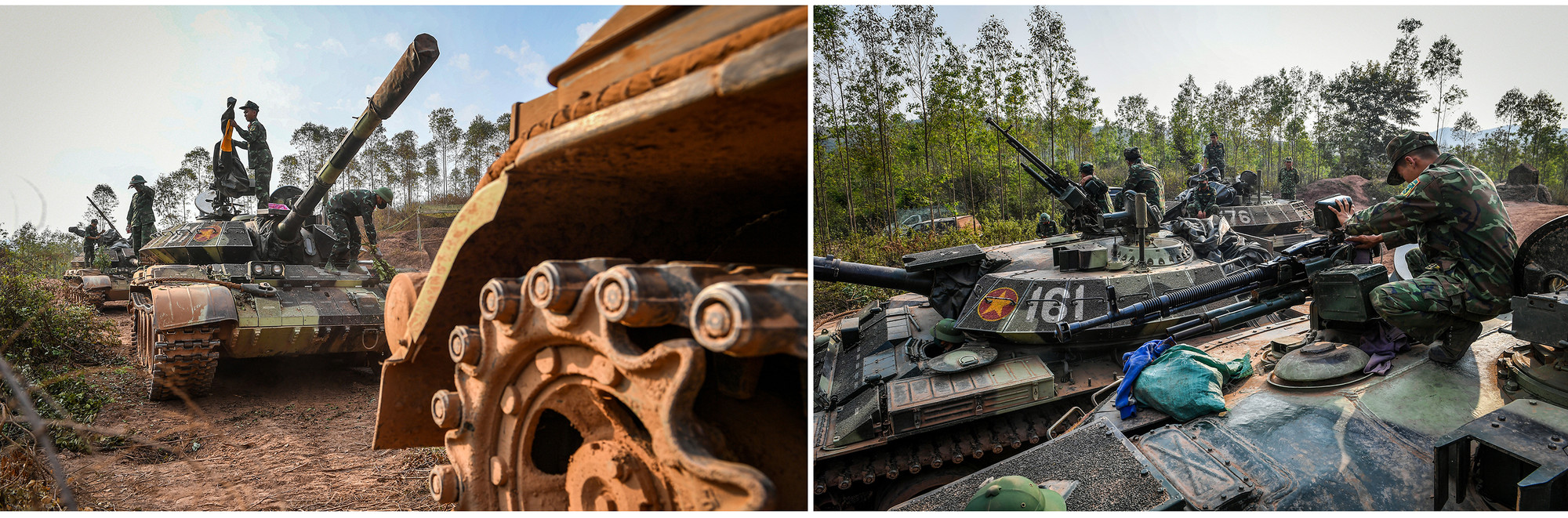 [Ảnh] Một ngày trên thao trường của lữ đoàn xe tăng ảnh 10