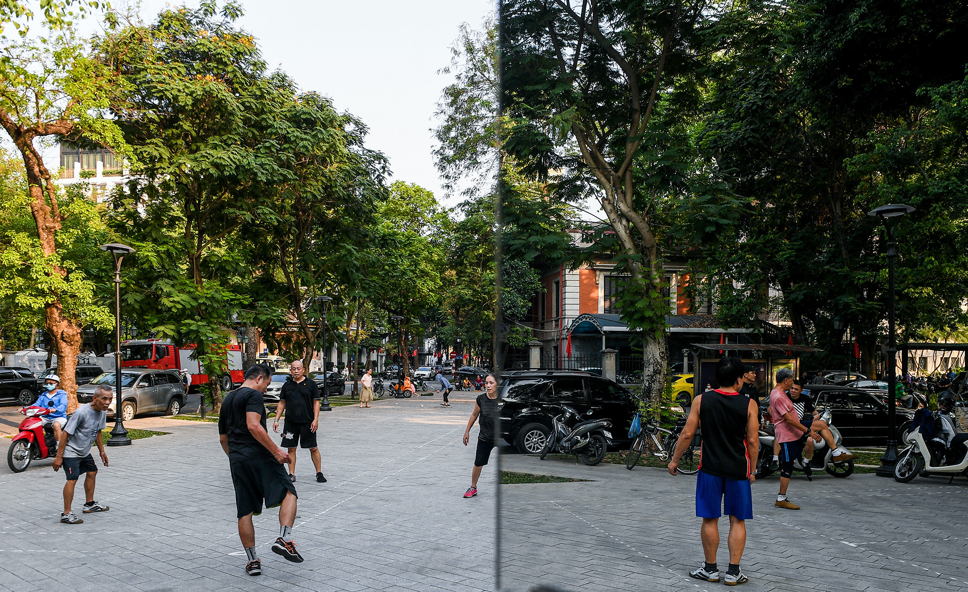 [Ảnh] Độc đáo nhà gương 3D khổng lồ tại vườn hoa Diên Hồng ảnh 5