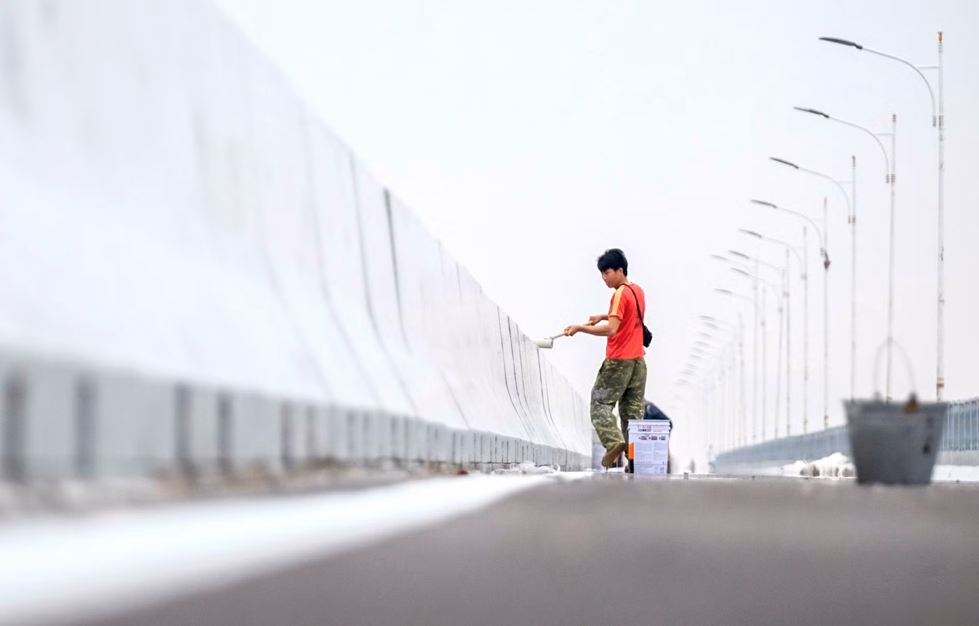 [Ảnh] Ngắm cầu Vĩnh Tuy 2 trước ngày thông xe ảnh 12