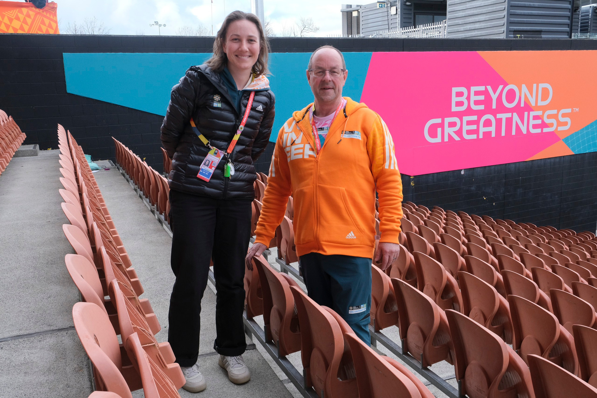 [Ảnh] “Lời thề thiêng” tại sân vận động tuyển nữ Việt Nam sắp thi đấu ảnh 7