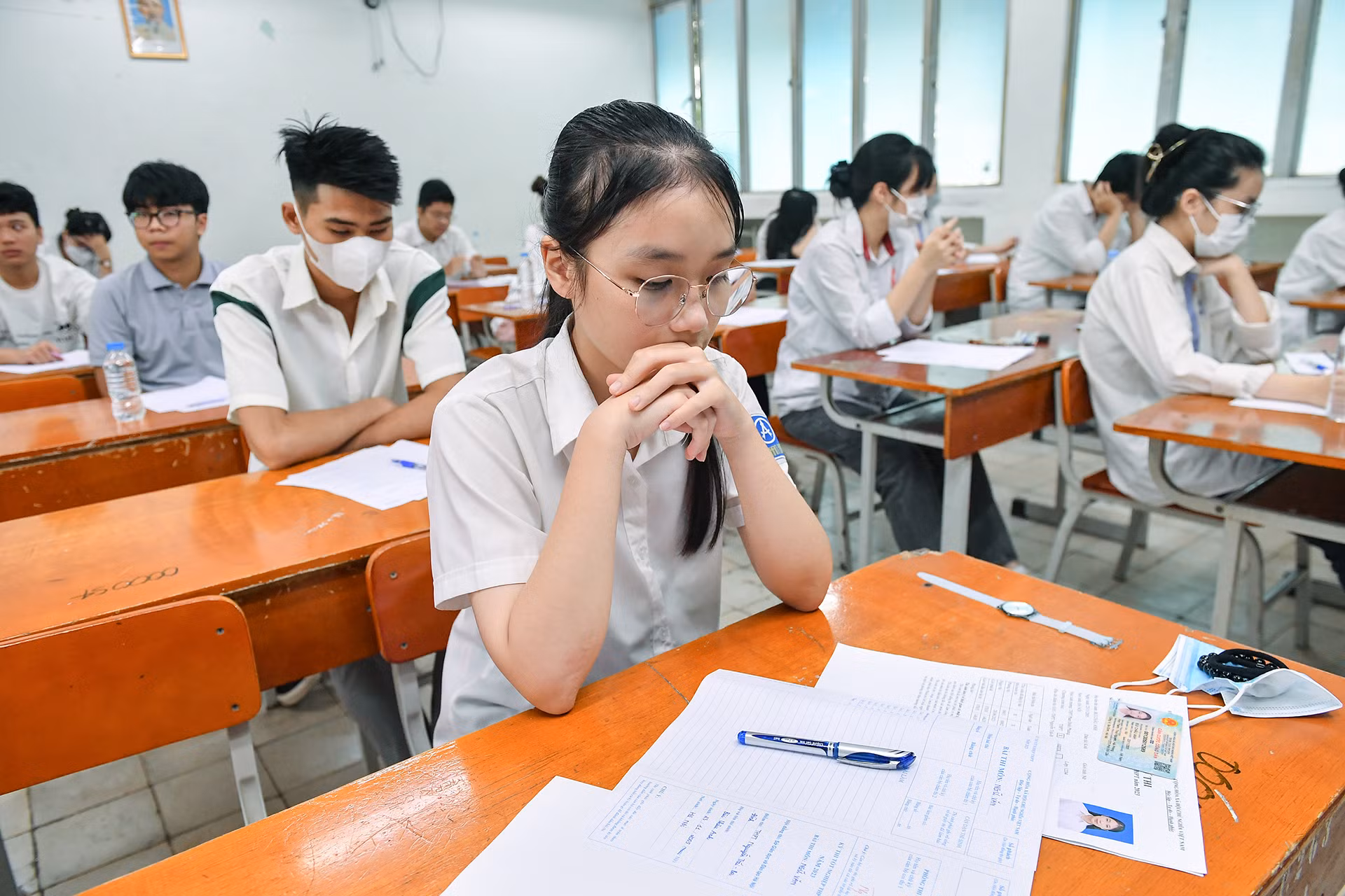 [Ảnh] Nhìn lại những khoảnh khắc đẹp của kỳ thi tốt nghiệp Trung học phổ thông 2023 ảnh 1