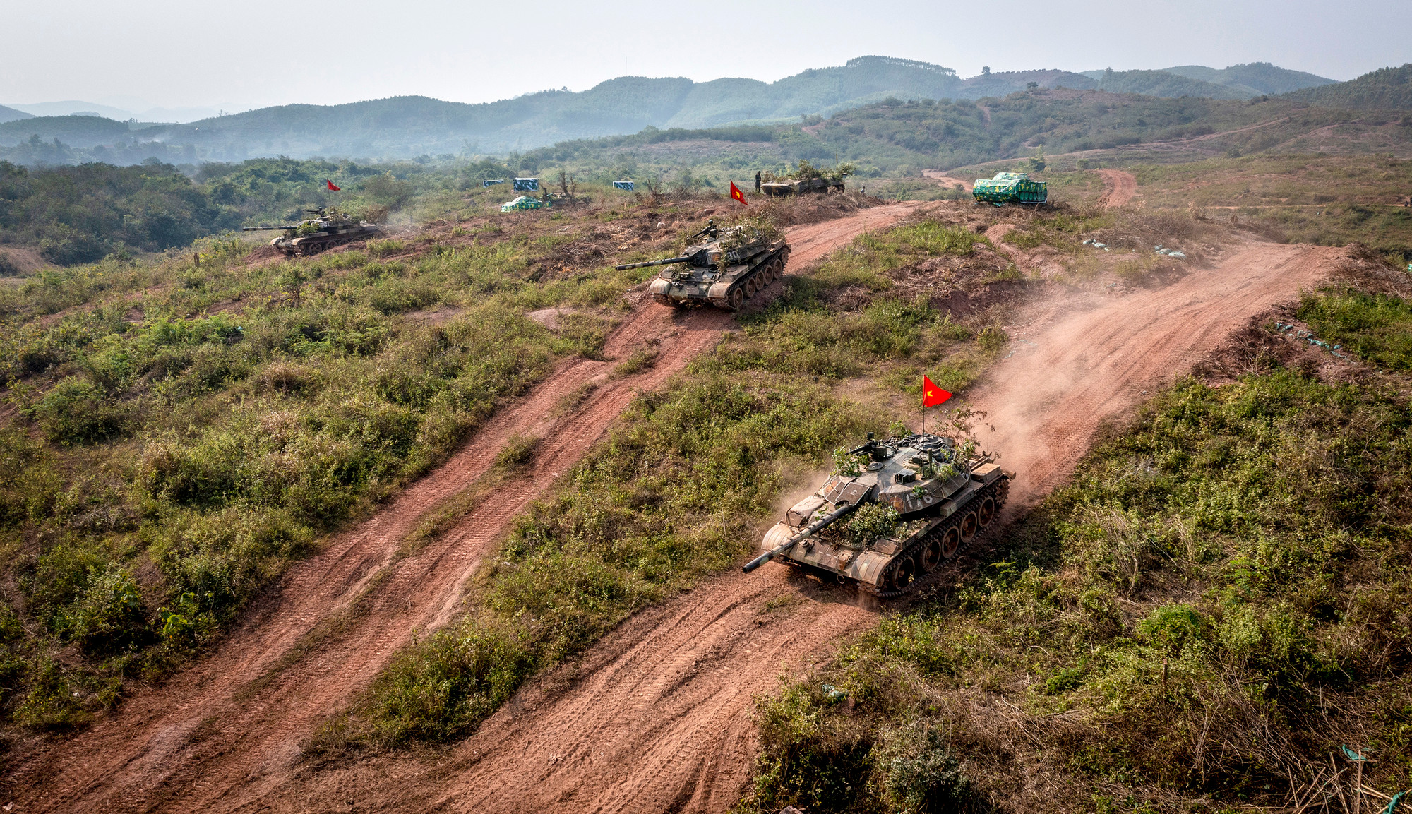 [Ảnh] Cận cảnh dàn xe tăng T-54/55 cải tiến của lực lượng Tăng-thiết giáp ảnh 6