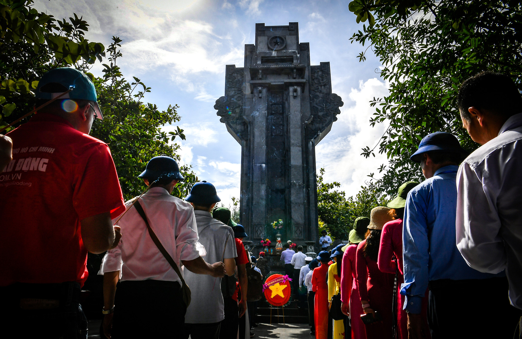 [Ảnh] Xúc động, tự hào buổi lễ chào cờ và duyệt đội ngũ trên đảo Trường Sa ảnh 18