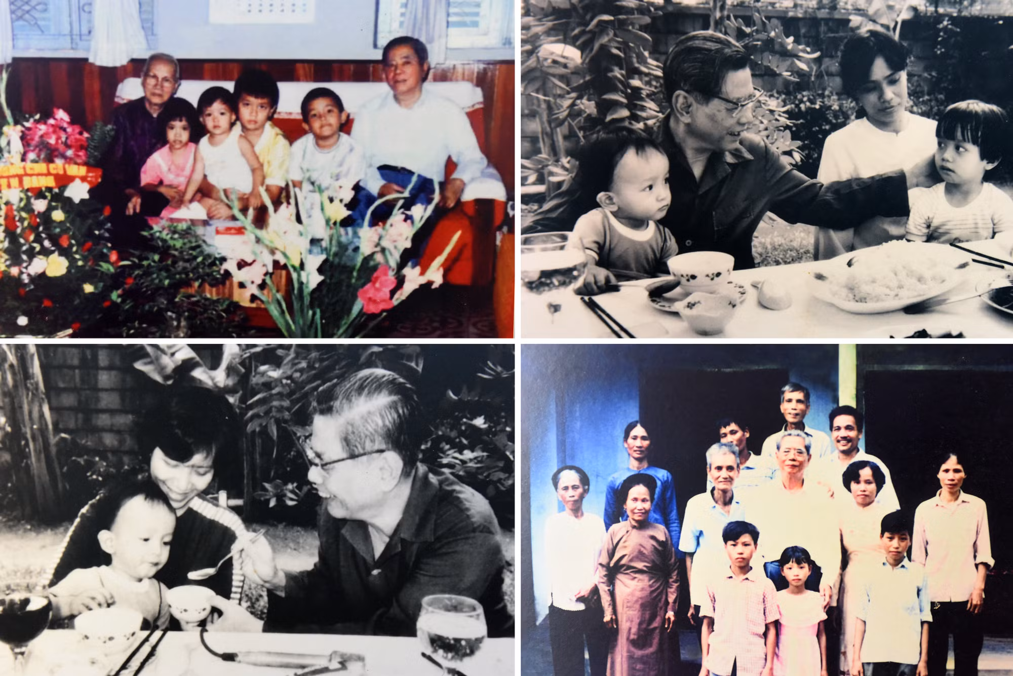 Những hình ảnh Tổng Bí thư Nguyễn Văn Linh bên gia đình.