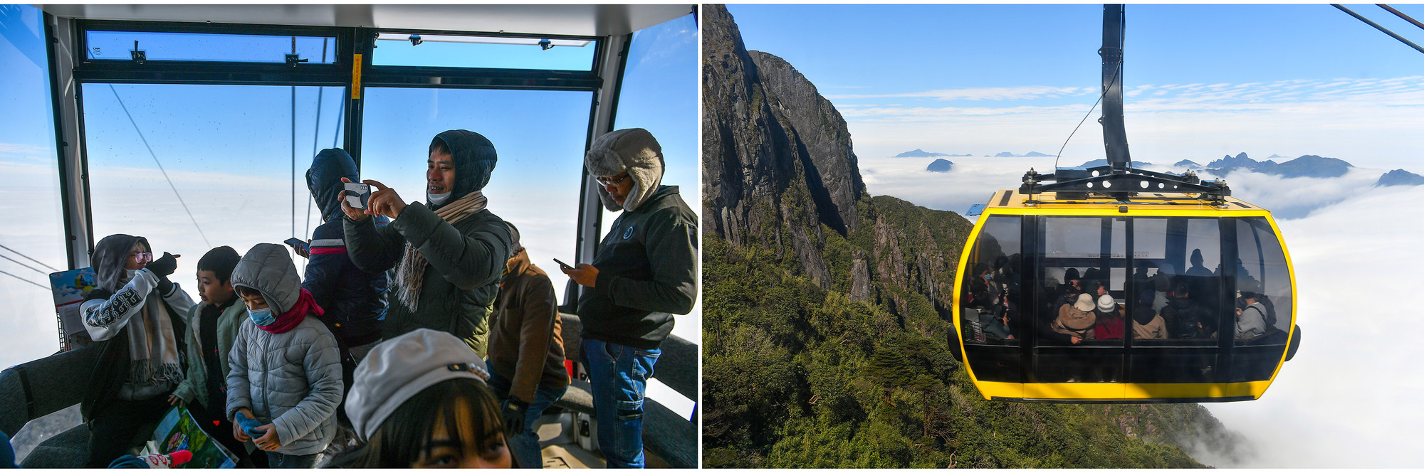 [Ảnh] Lên "Nóc nhà Đông Dương" ngắm biển mây dịp Tết Dương lịch ảnh 3