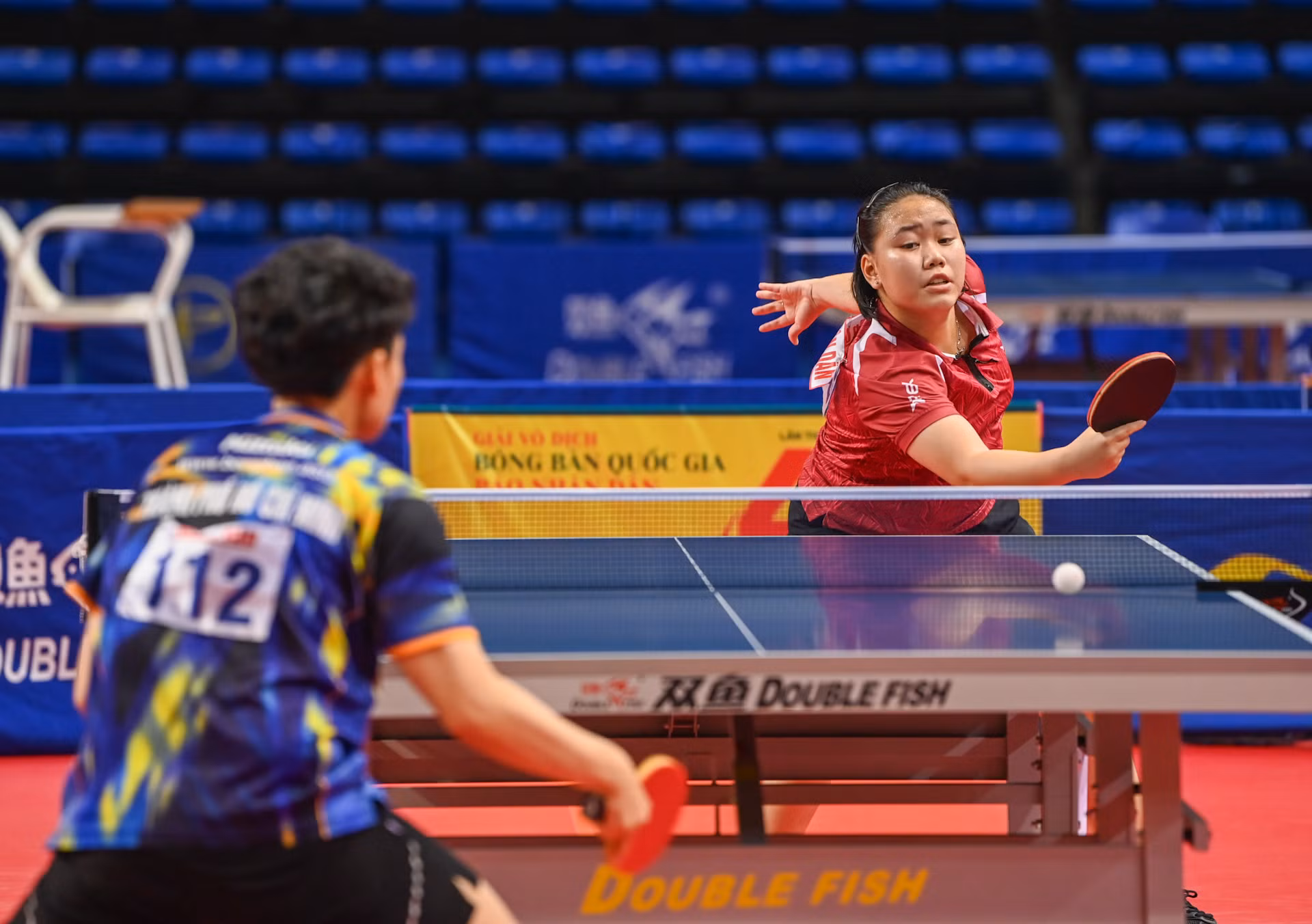 Trận đấu thứ ba tại trận chung kết đồng đội nữ là cuộc đối đầu giữa Ngô Thủy Tiên (Công An) gặp Nguyễn Bạch Thanh Thư (TP Hồ Chí Minh).