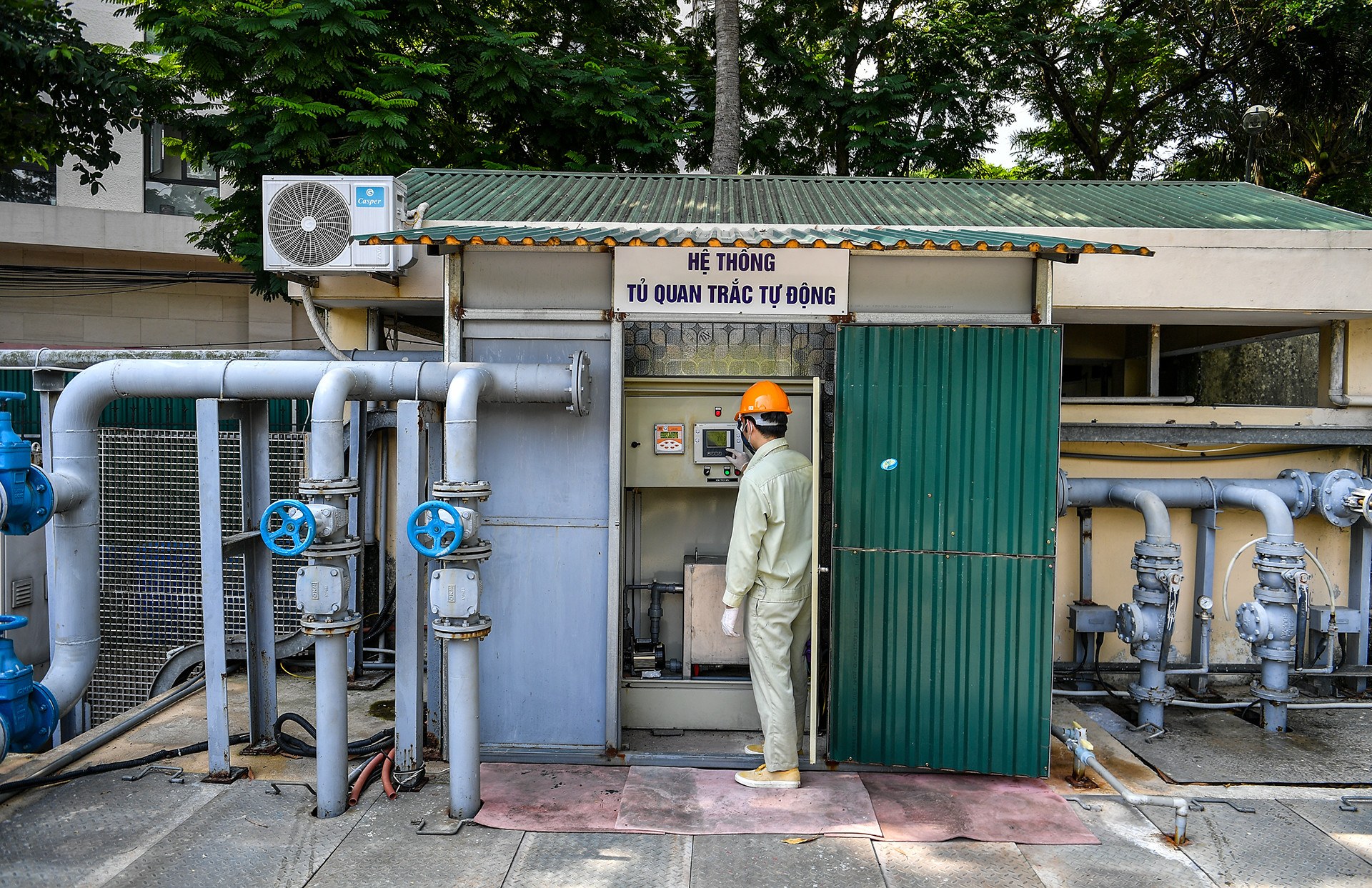 [Ảnh] Nước thải sinh hoạt được xử lý thế nào trước khi "đổ vào" hồ Trúc Bạch? ảnh 11