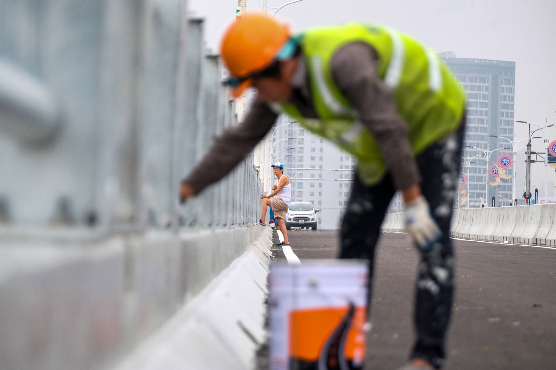 [Ảnh] Ngắm cầu Vĩnh Tuy 2 trước ngày thông xe ảnh 7