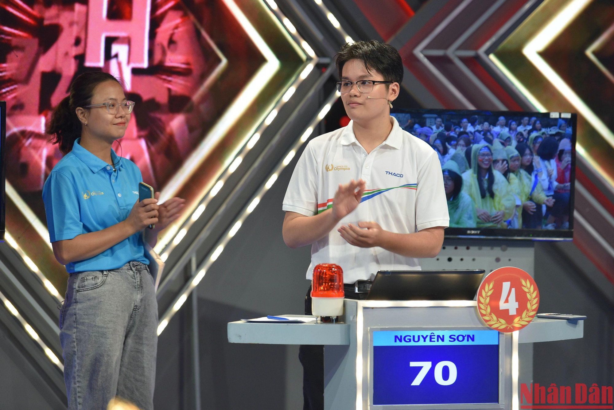 Thí sinh Nguyên Sơn luôn có sự chắc chắn cùng bản lĩnh thi đấu vững vàng. (Ảnh: Thành Đạt)